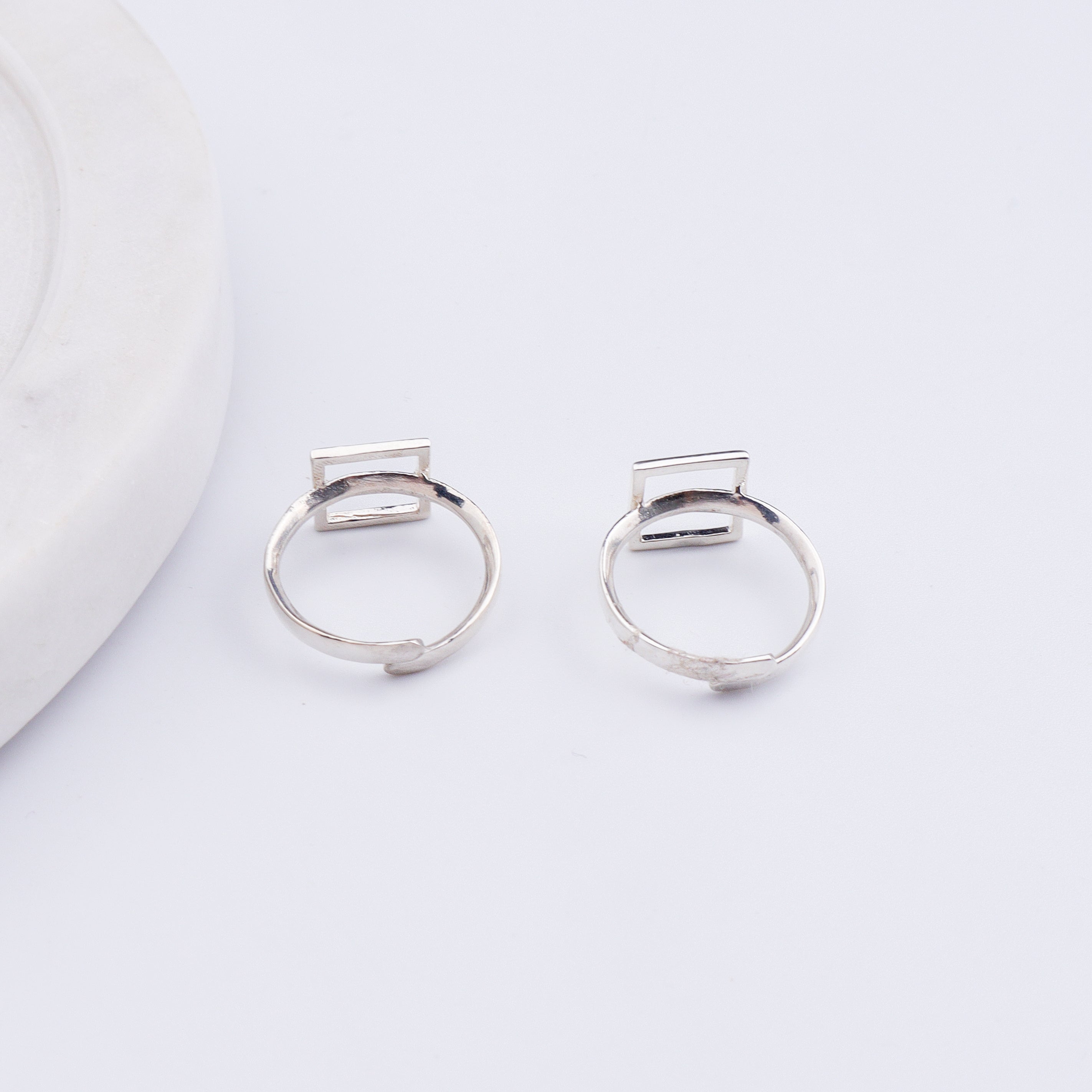 Silver Square Toering
