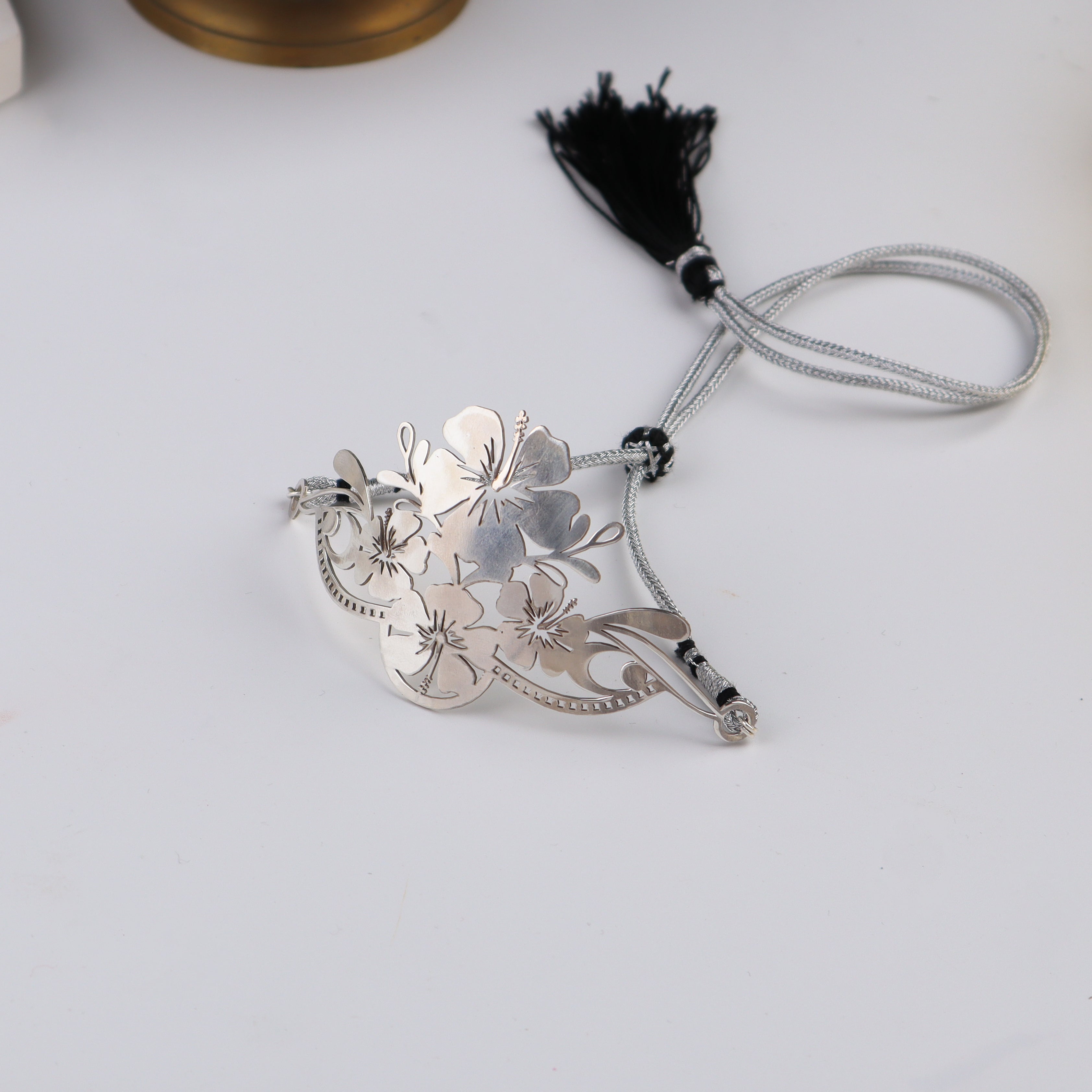 Silver Jaswandi Filigree Mukut
