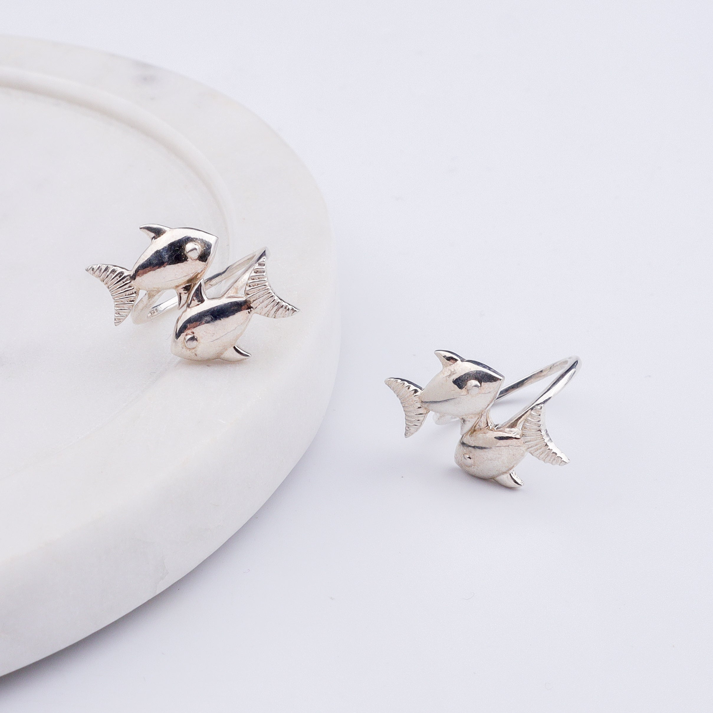 Silver Ring - Fish