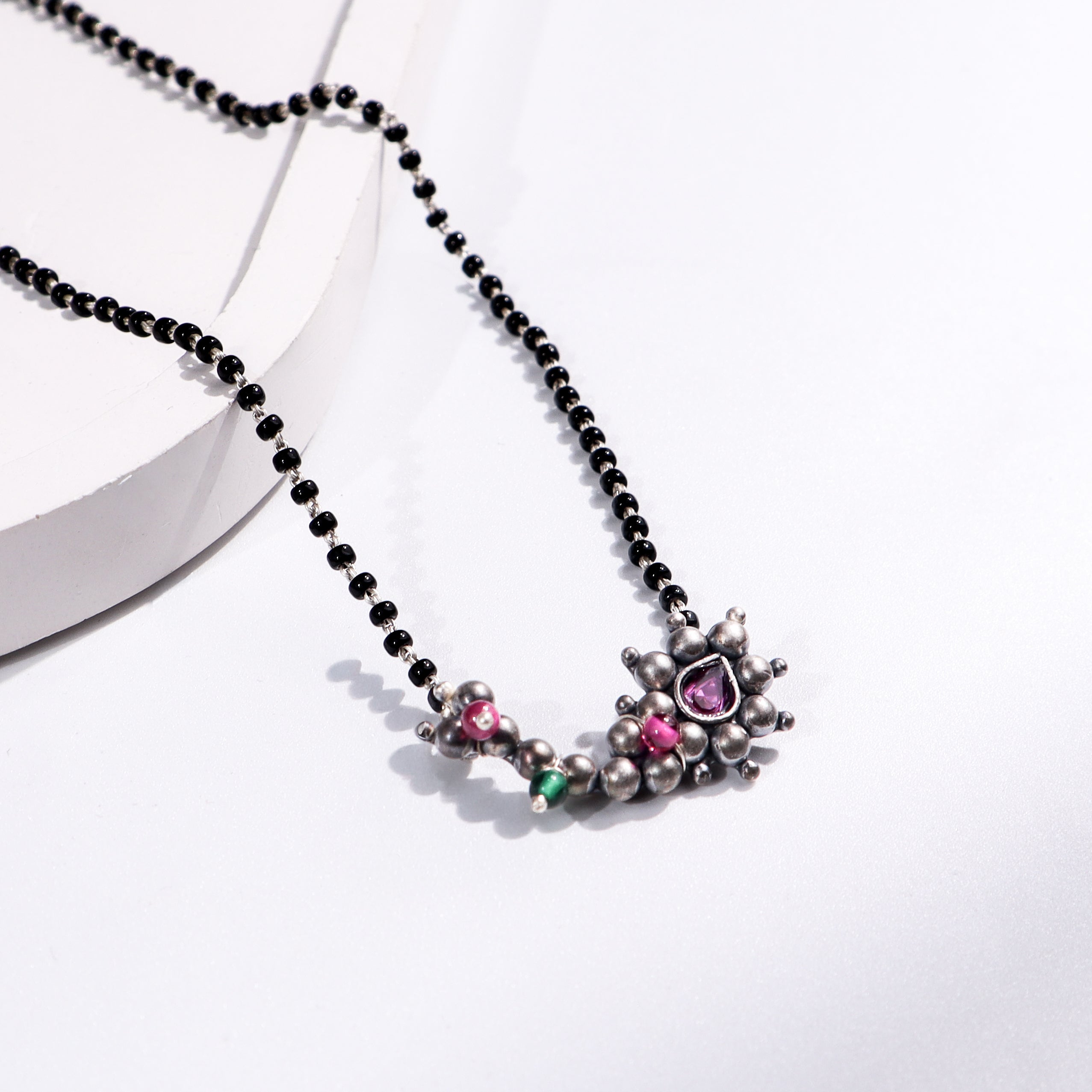 Maharashtrian small Nath Mangalsutra jewelry