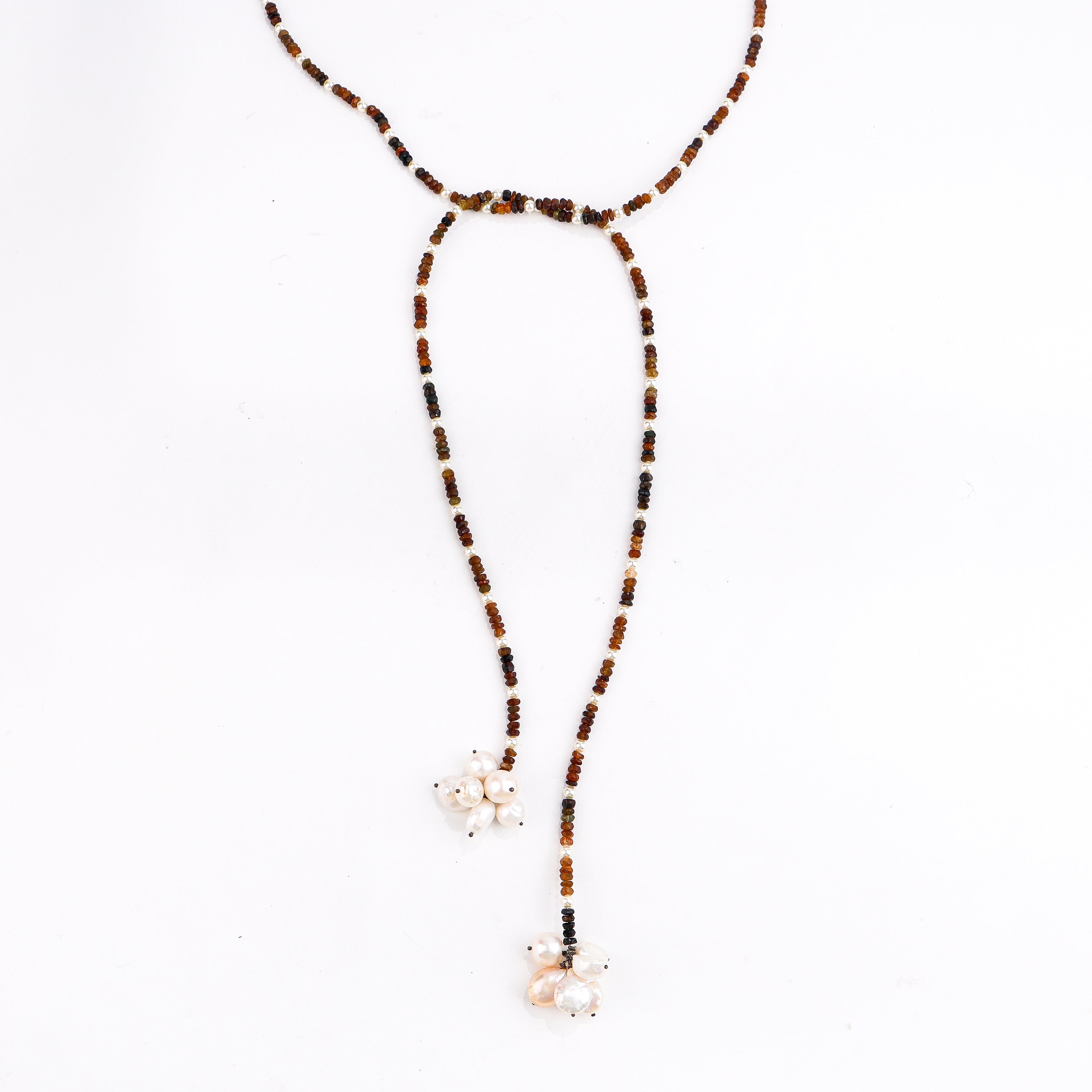 pearl drop clusters and handcrafted finish