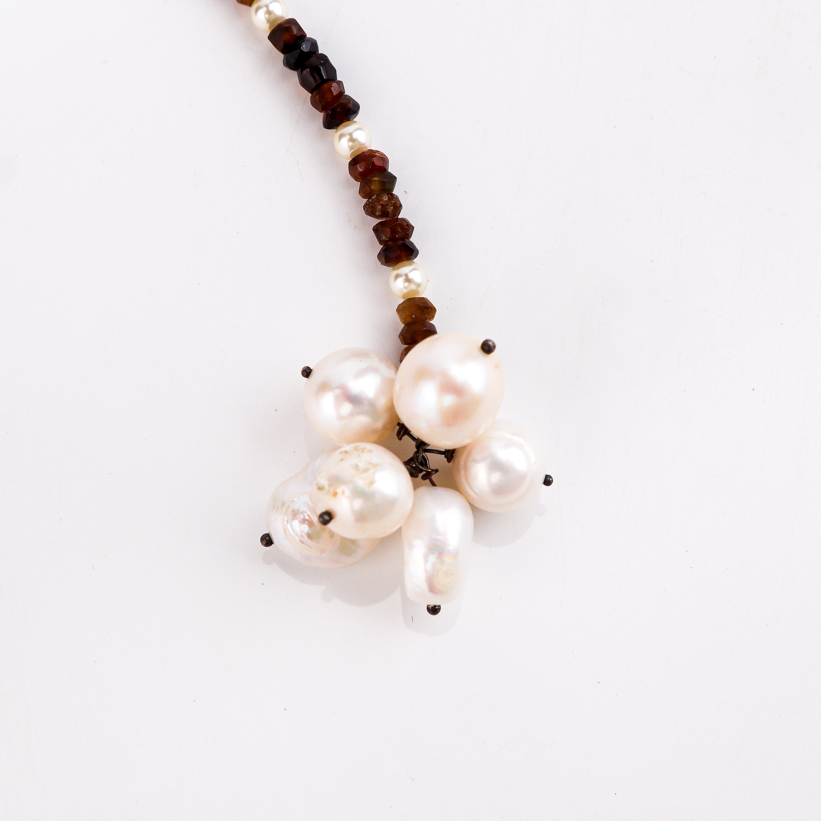 Tie and wear necklace styled with saree and modern outfit