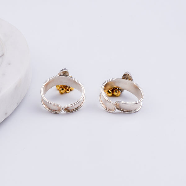 Swarna Rajat | Masoli (Fish) Toe Ring | 92.5 Silver
