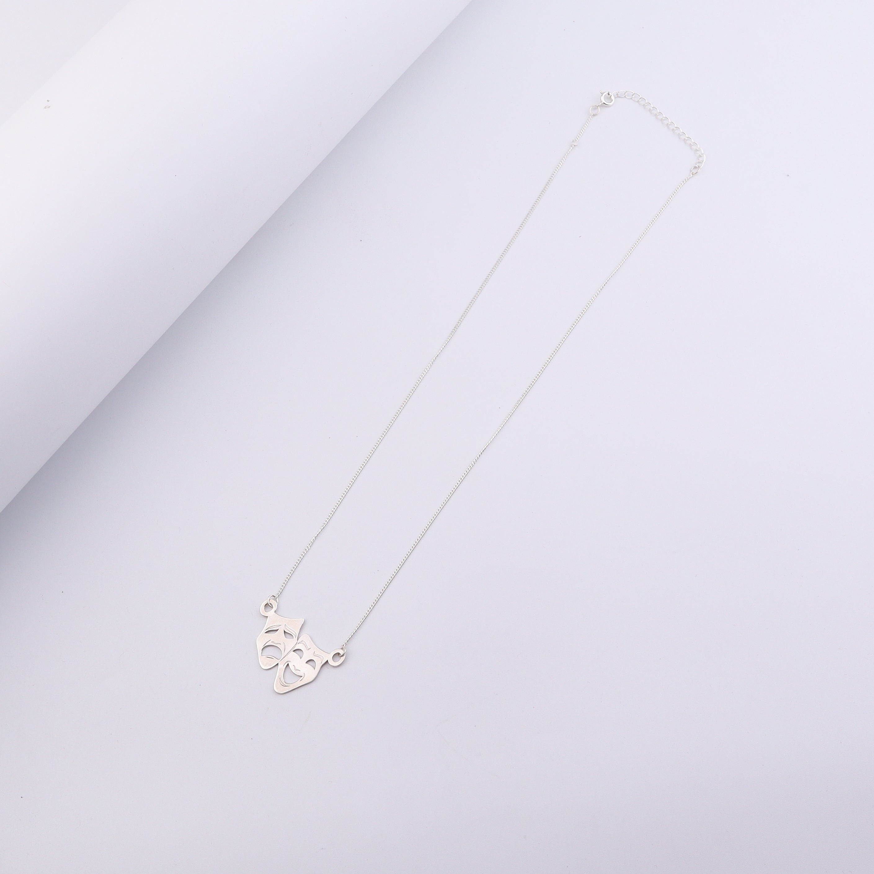 Melpomene and Thalia - Drama Pendant Chain Large
