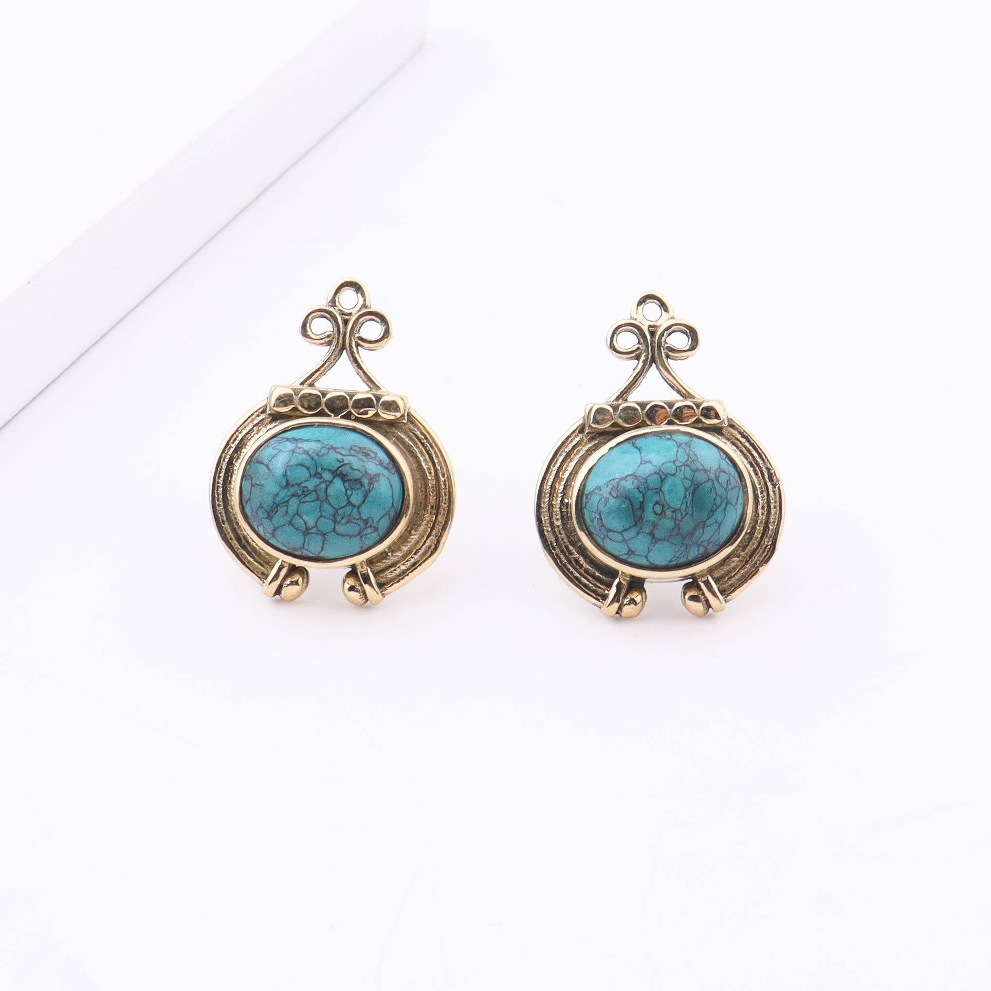 Brass Fashion Earrings