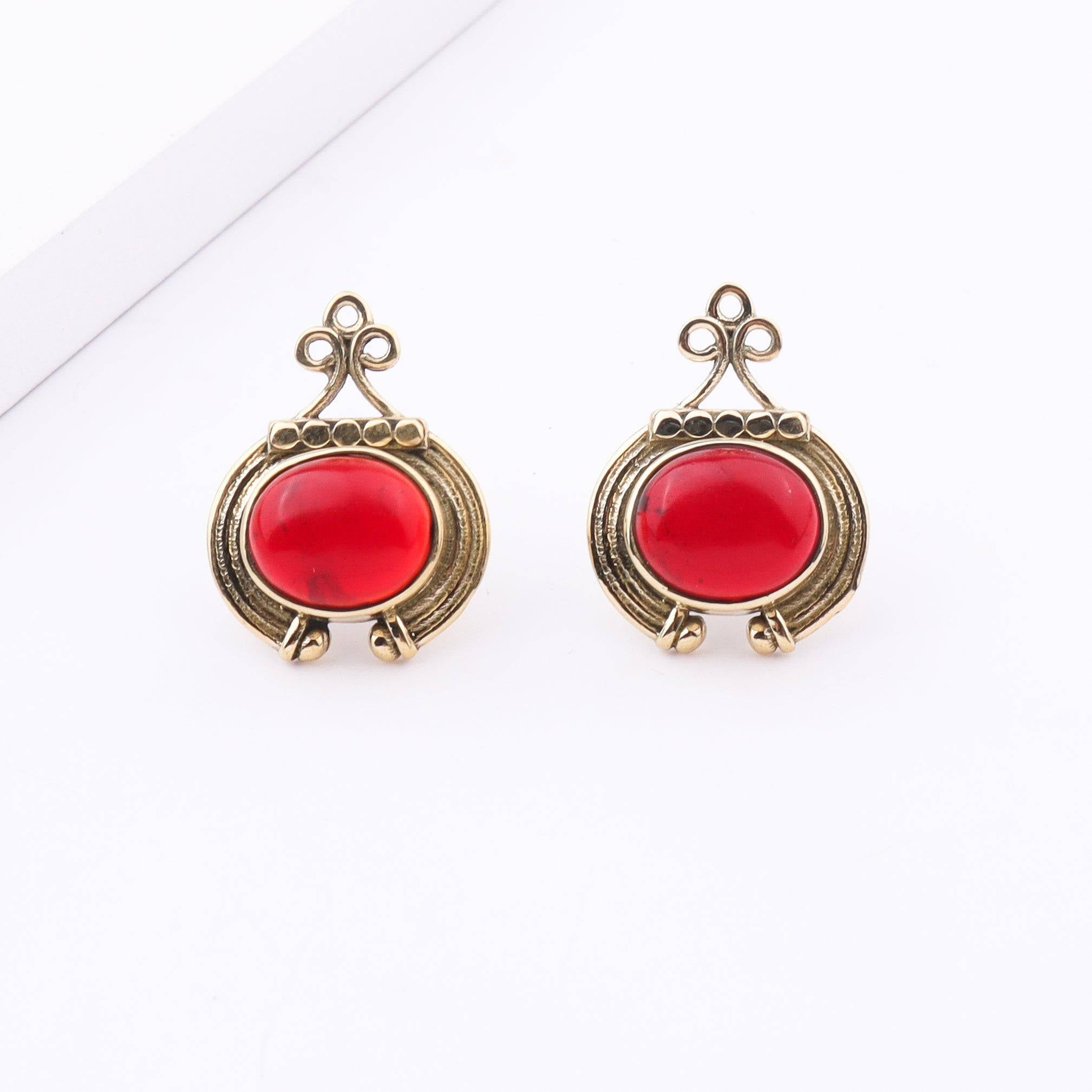 Brass Fashion Earrings