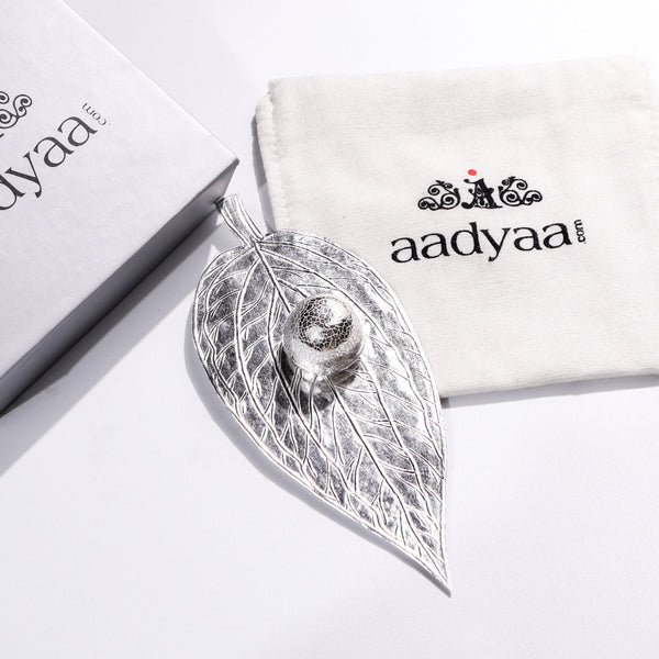 Silver leaf Pooja ornament for wedding