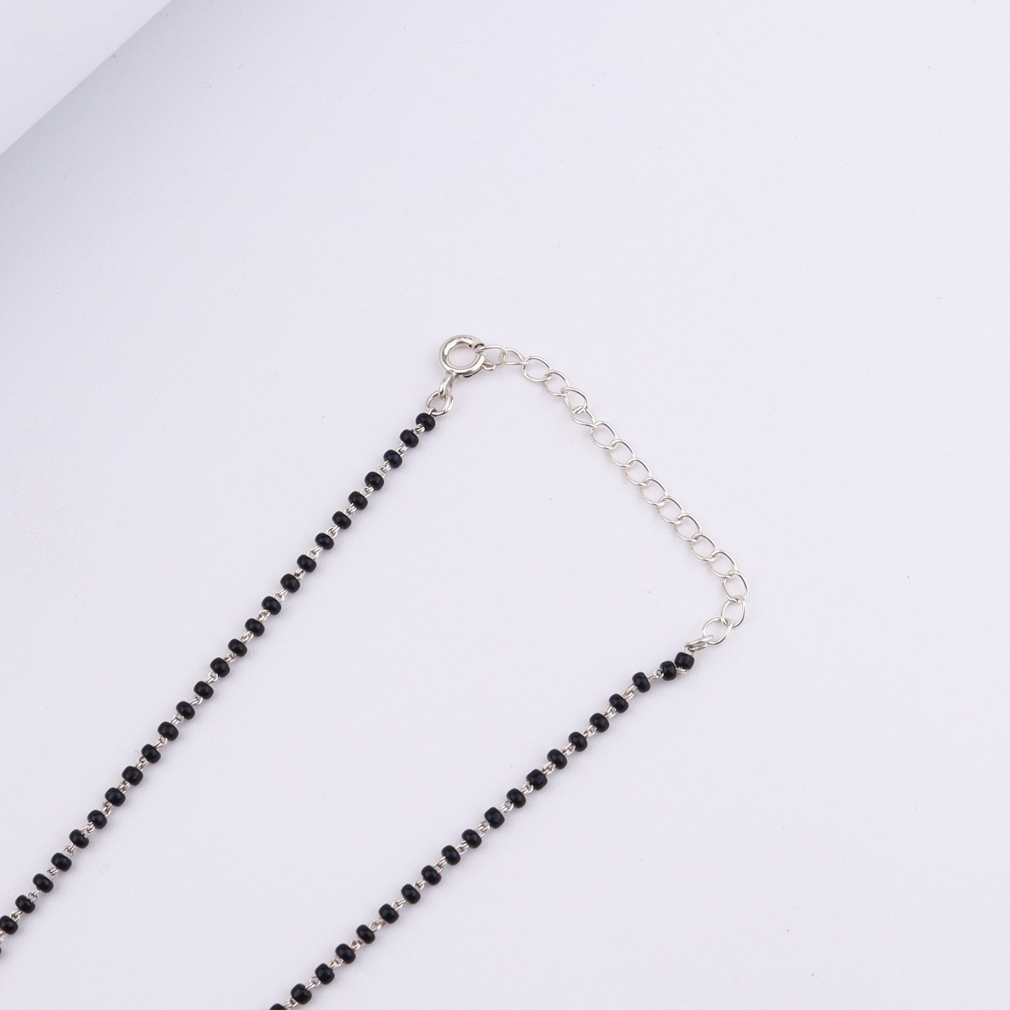 Silver Charm Mangalsutra : Flower
