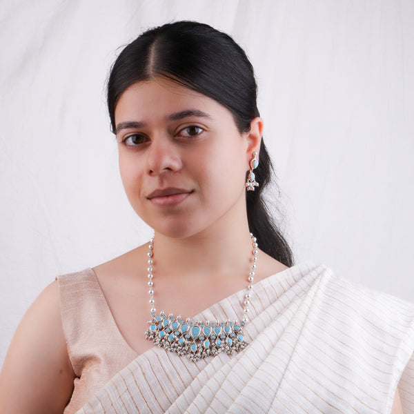 Turquoise Tanmani Set