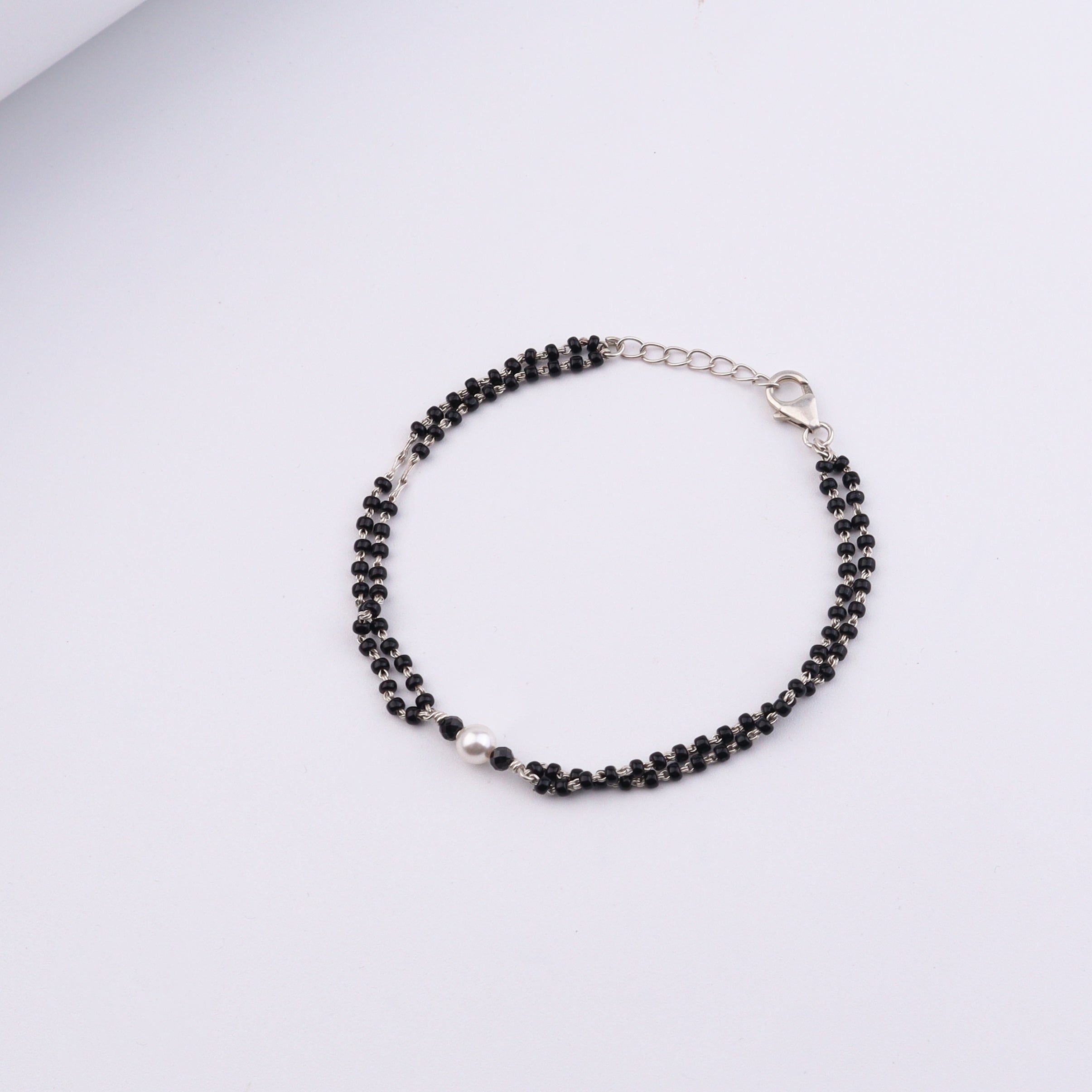 Silver Mangalsutra Bracelet