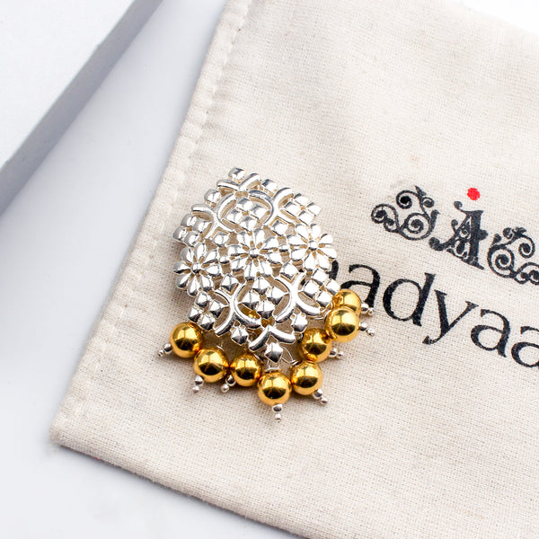 The Kusum Filigree Brooch (Made to Order)