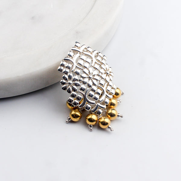 The Kusum Filigree Brooch (Made to Order)