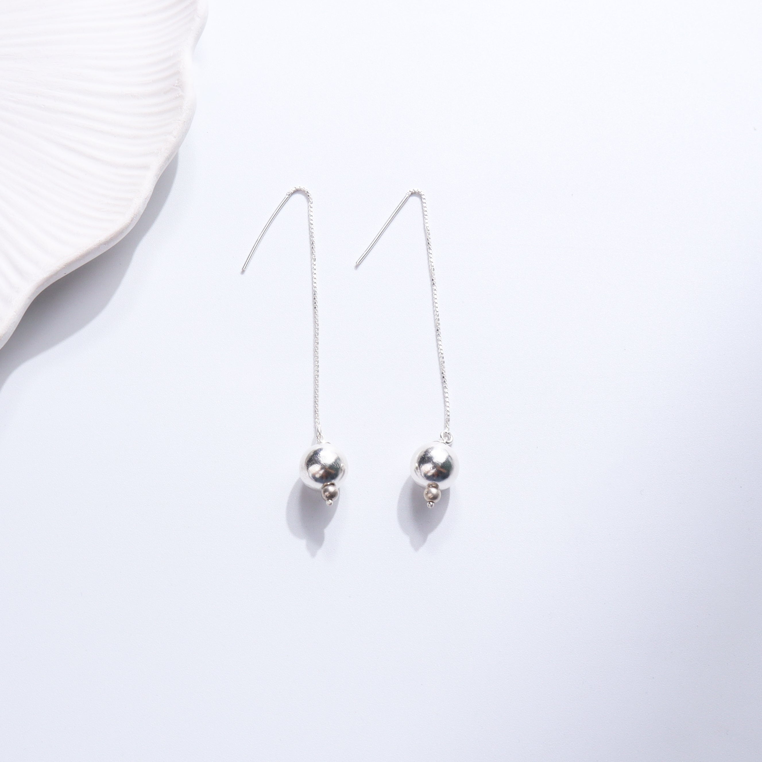 Sui Dhaaga Silver Earrings