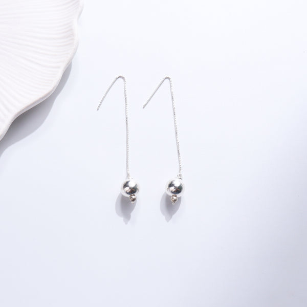 Sui Dhaaga Silver Earrings
