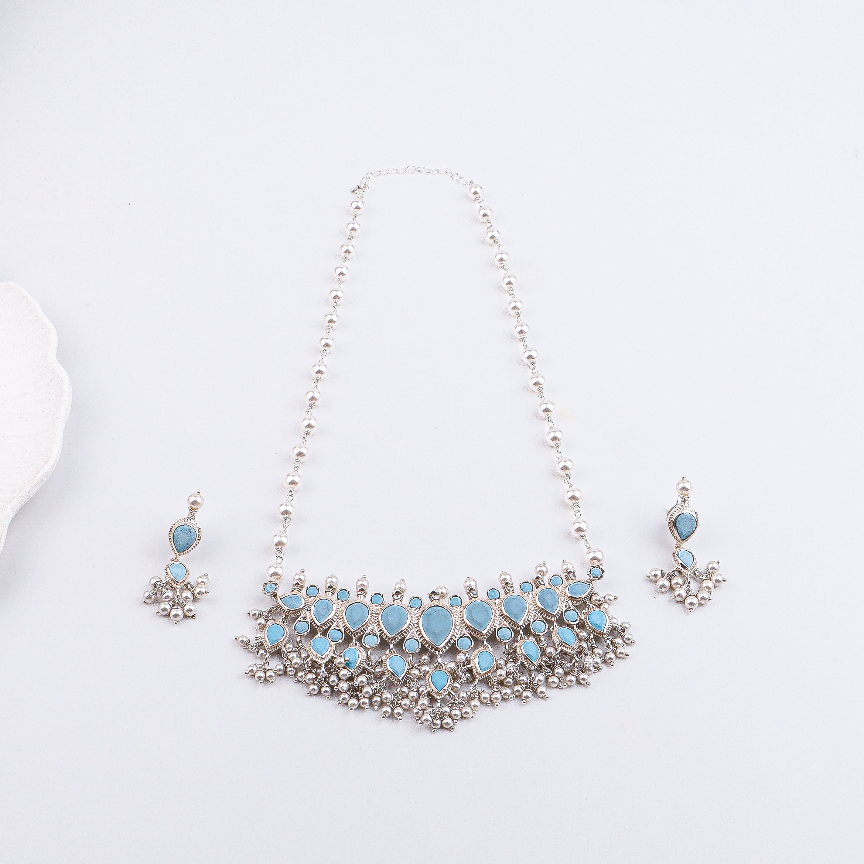 Turquoise Tanmani Set