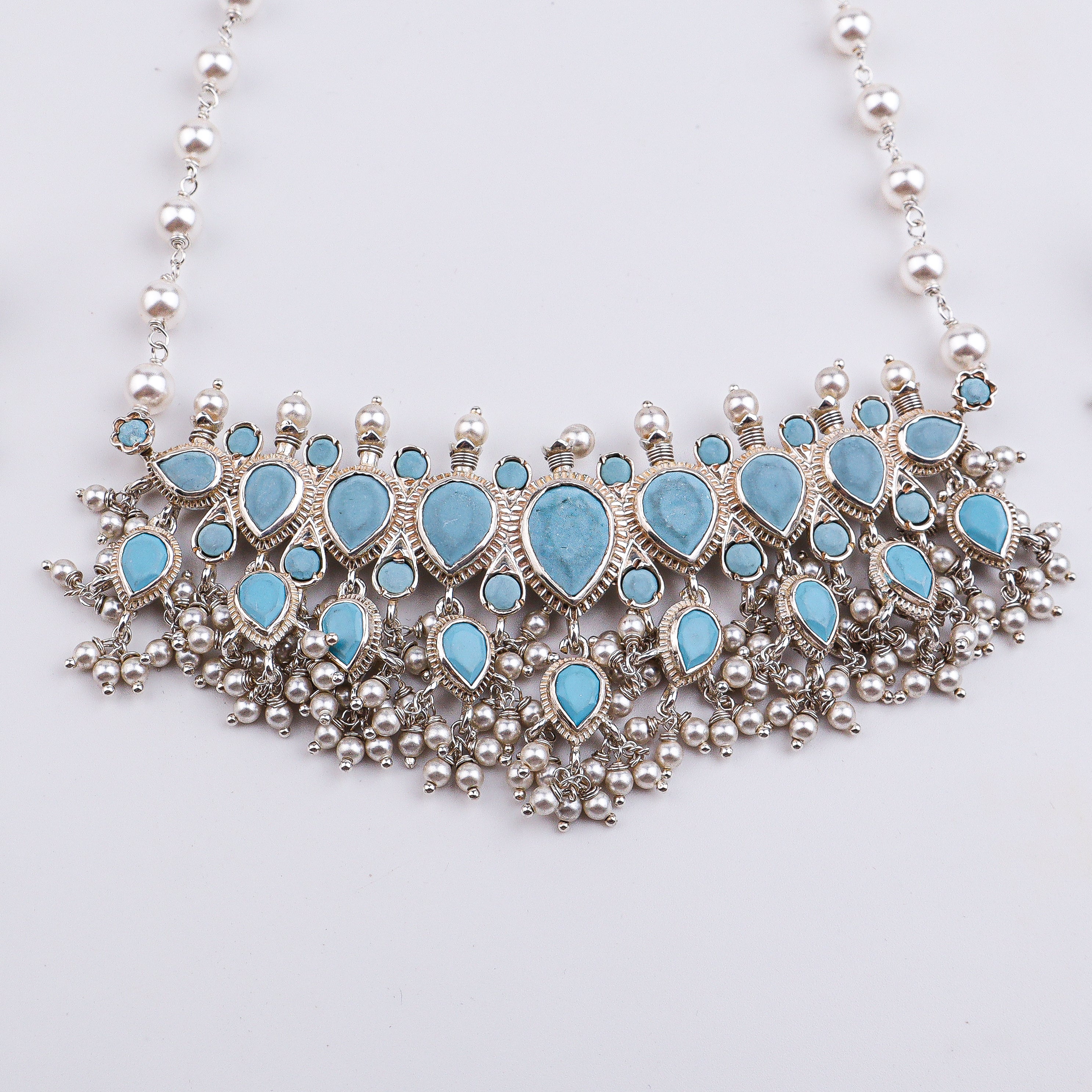Turquoise Tanmani Set