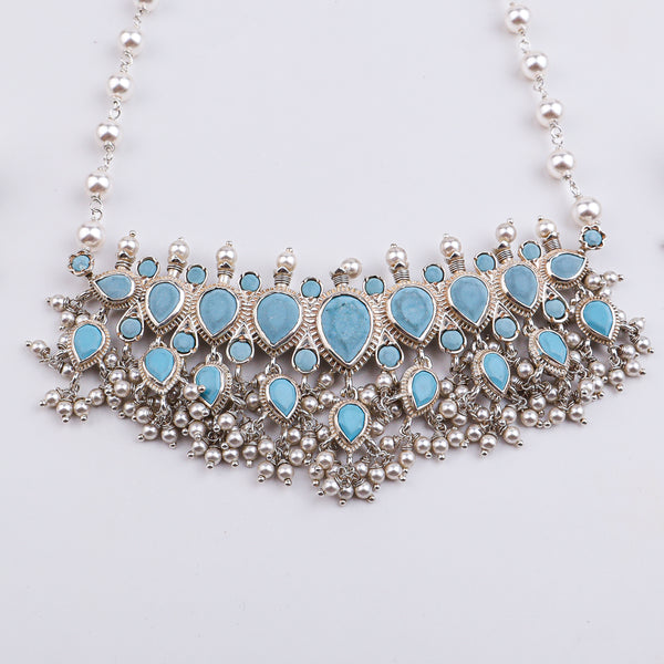Turquoise Tanmani Set
