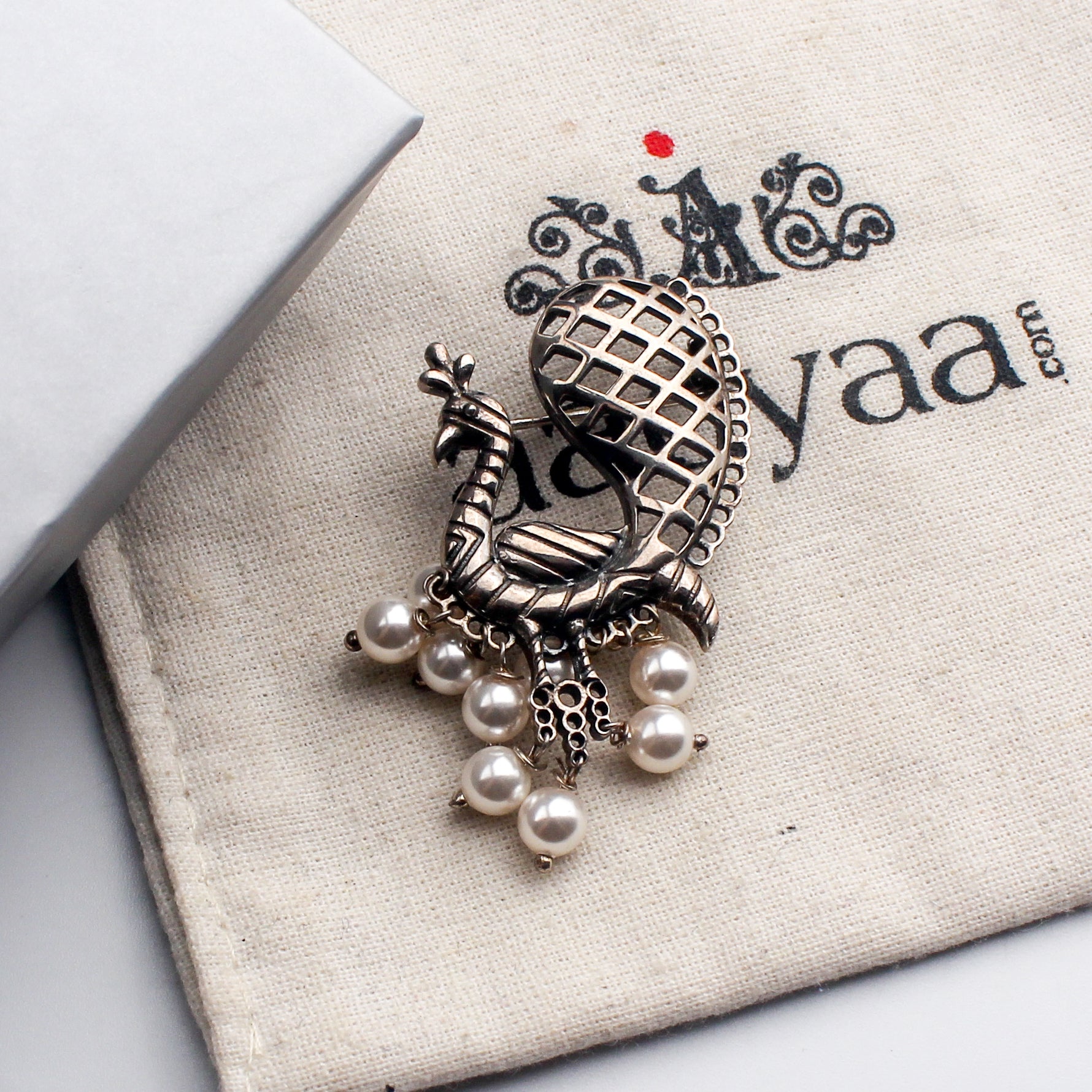 Peacock Brooch