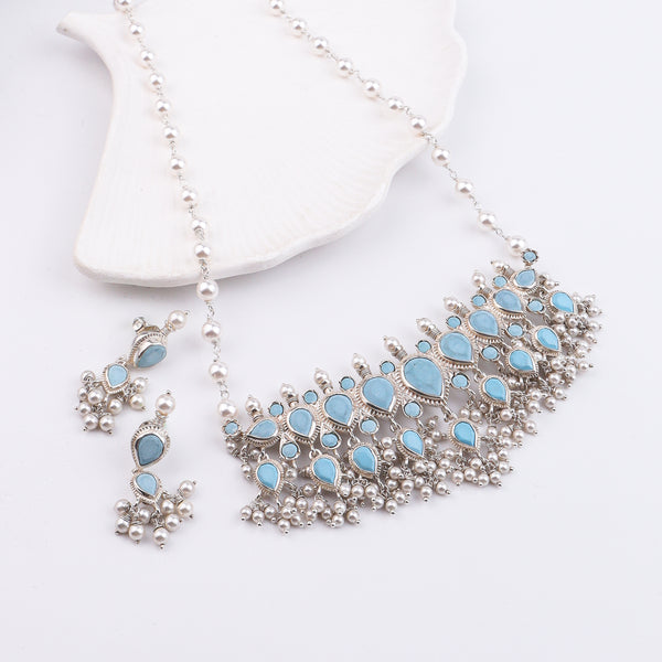 Turquoise Tanmani Set
