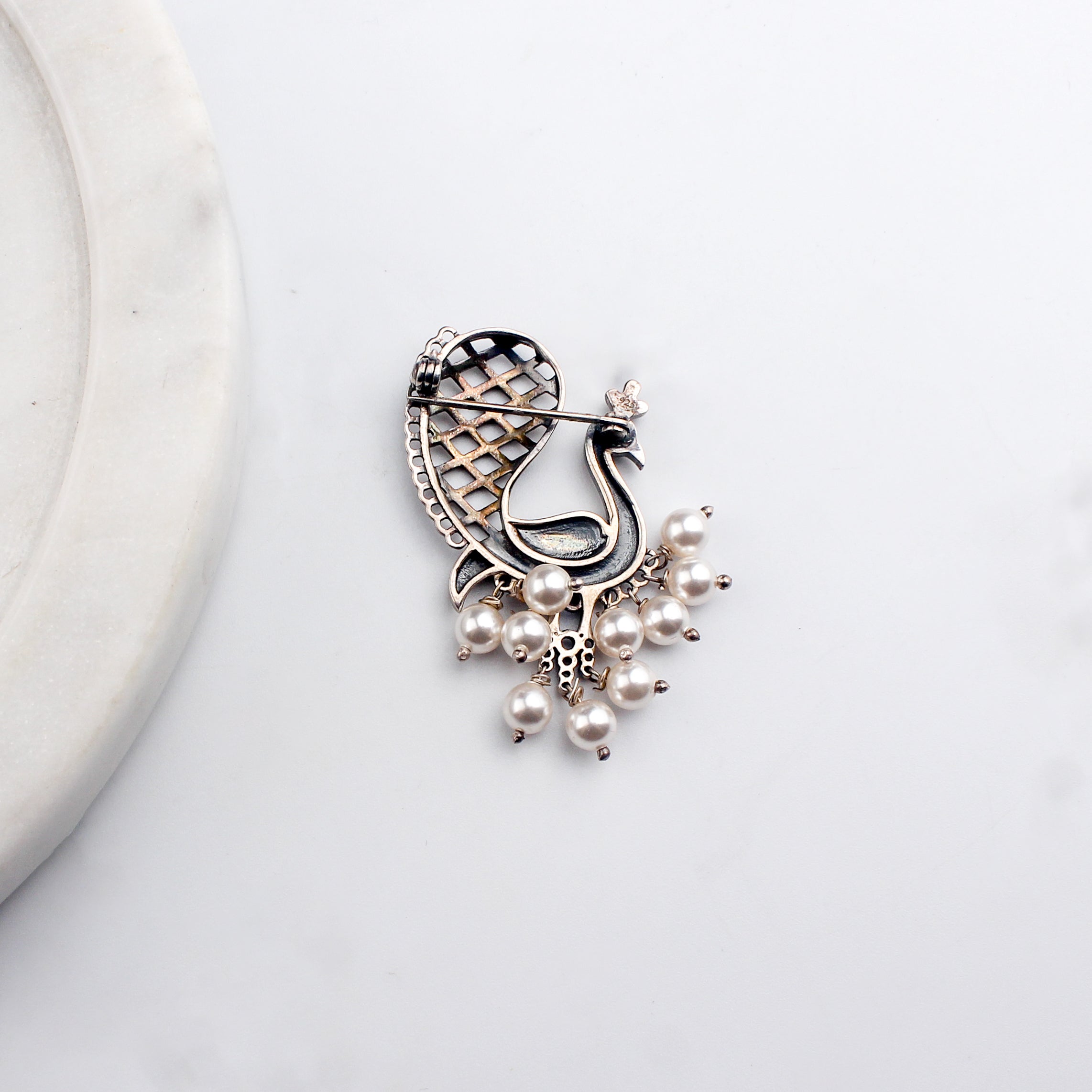 Peacock Brooch
