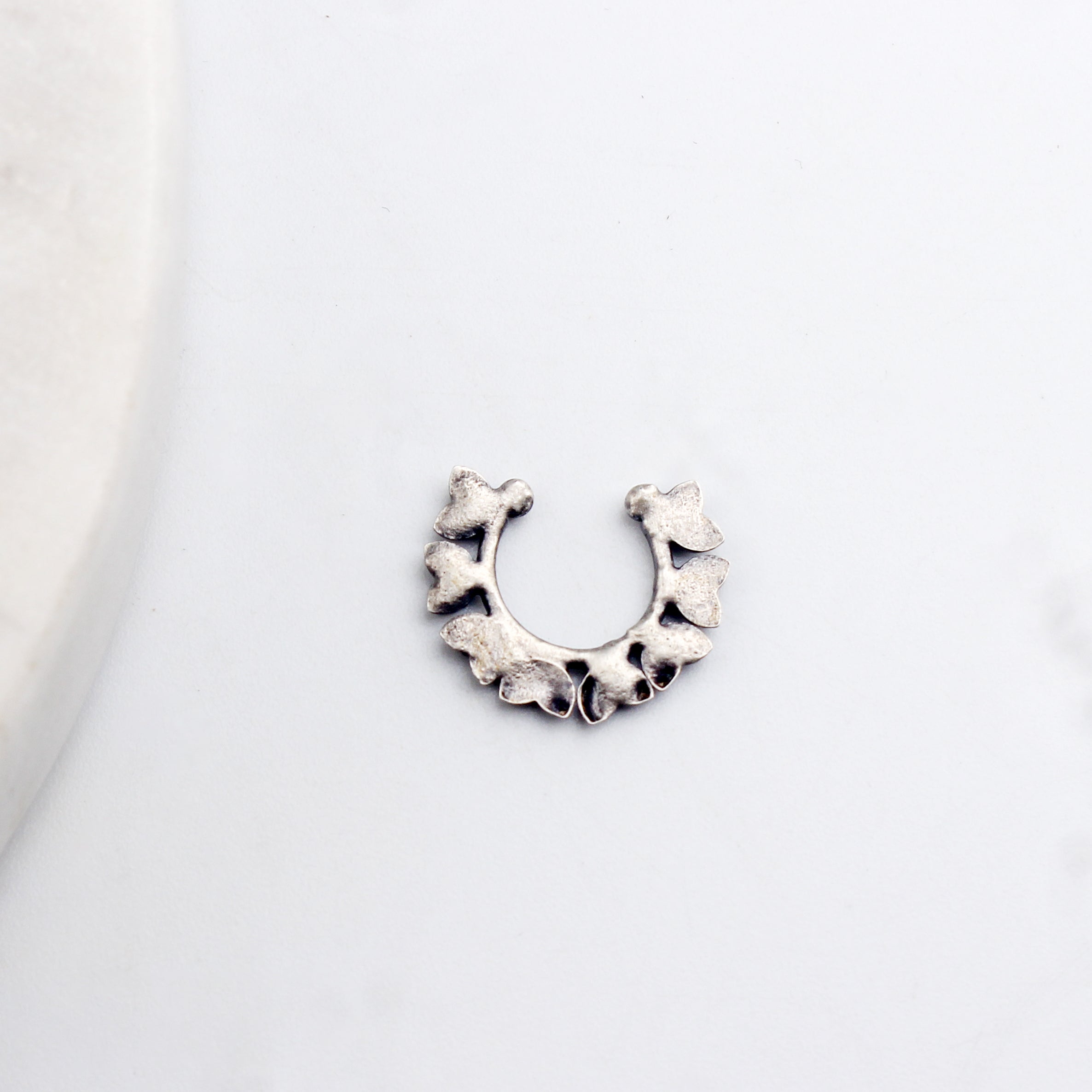 Leaves Septum Nose Ring | 92.5 Sterling Silver