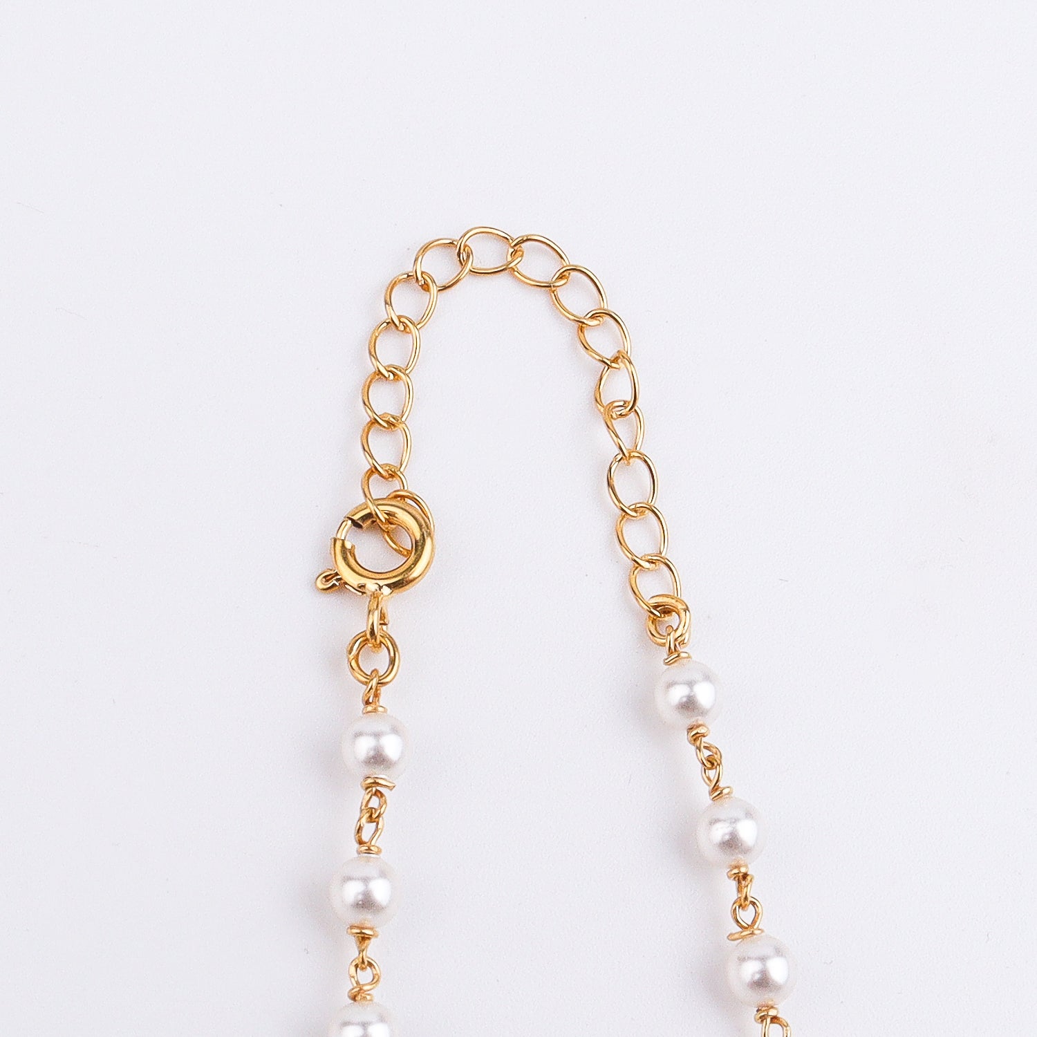 Petal Tanmani Necklace with Pearls | 22K Gold-Plated