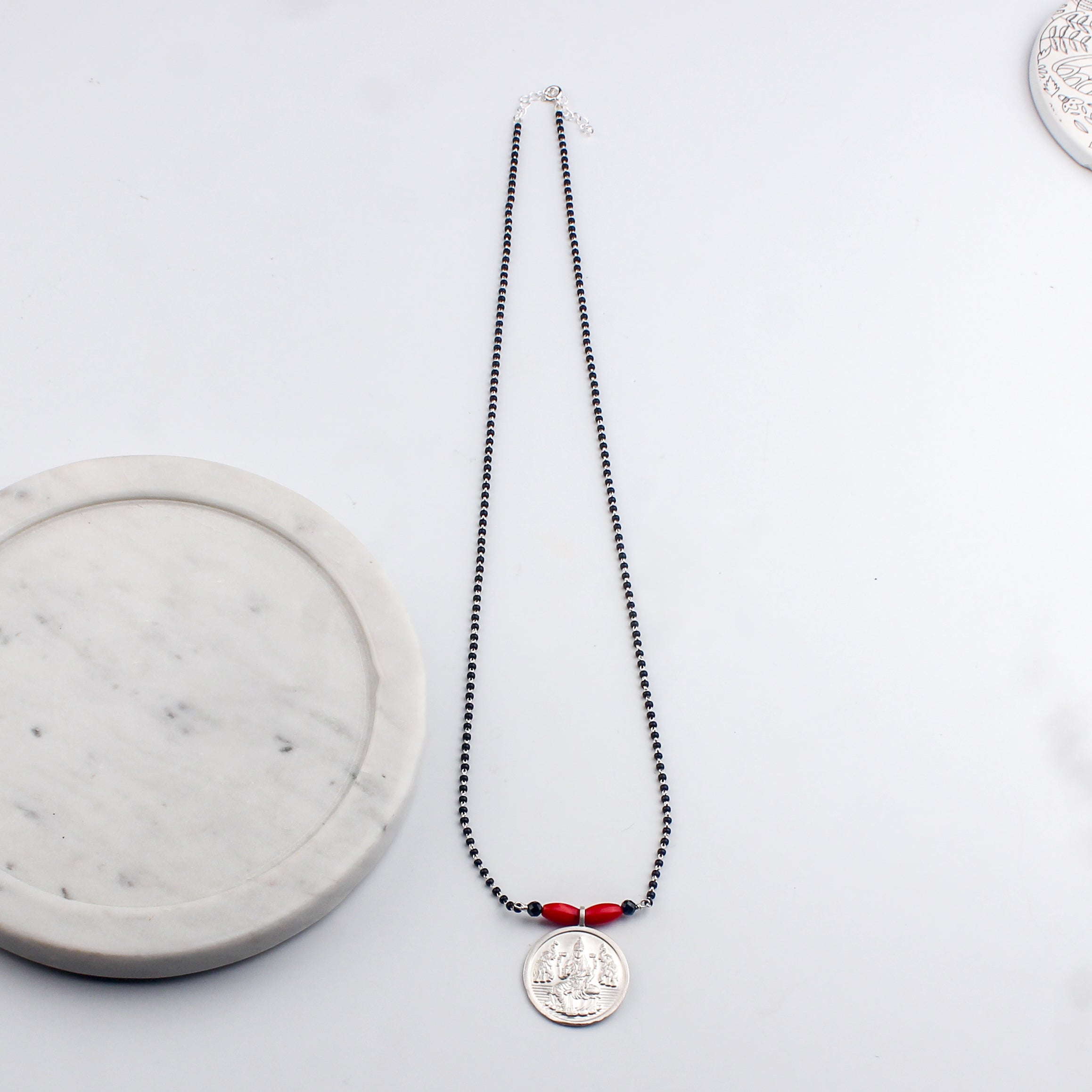 Classic Putali Coral Long Mangalsutra