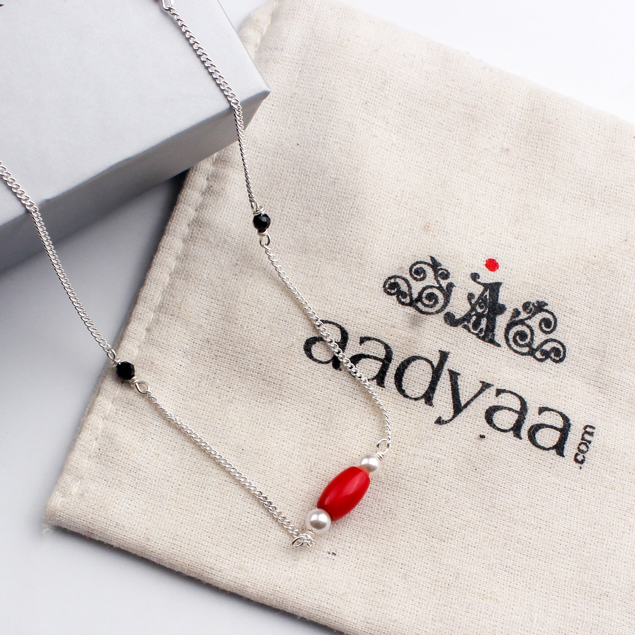 Coral Pearl Mangalsutra