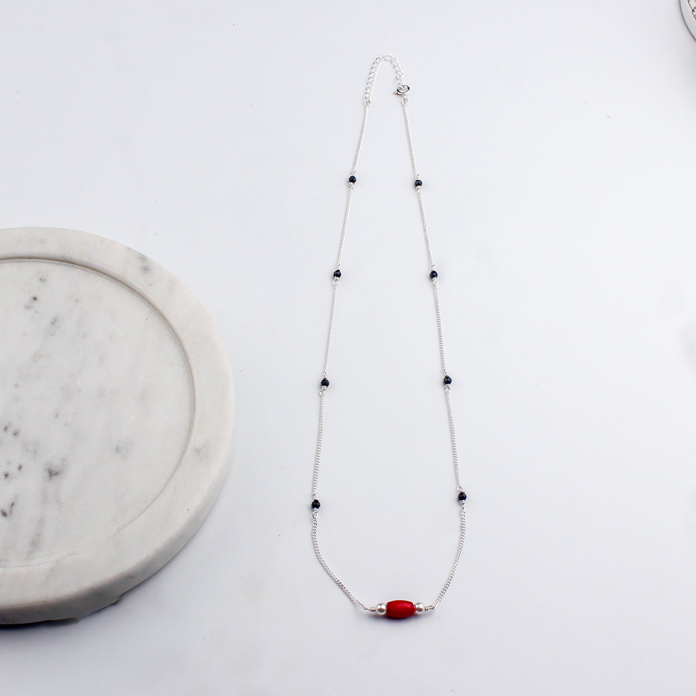 Coral Pearl Mangalsutra