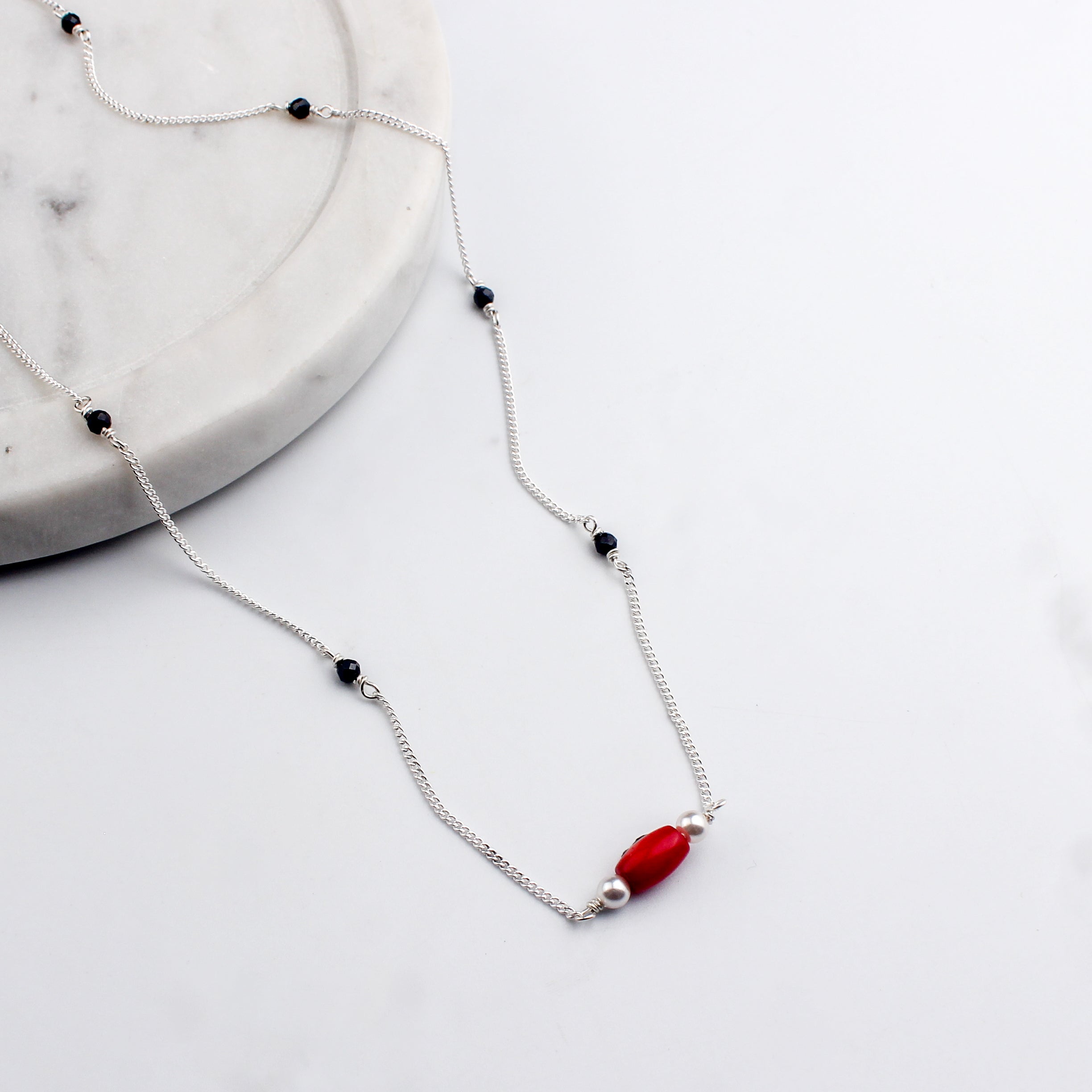 Coral Pearl Mangalsutra