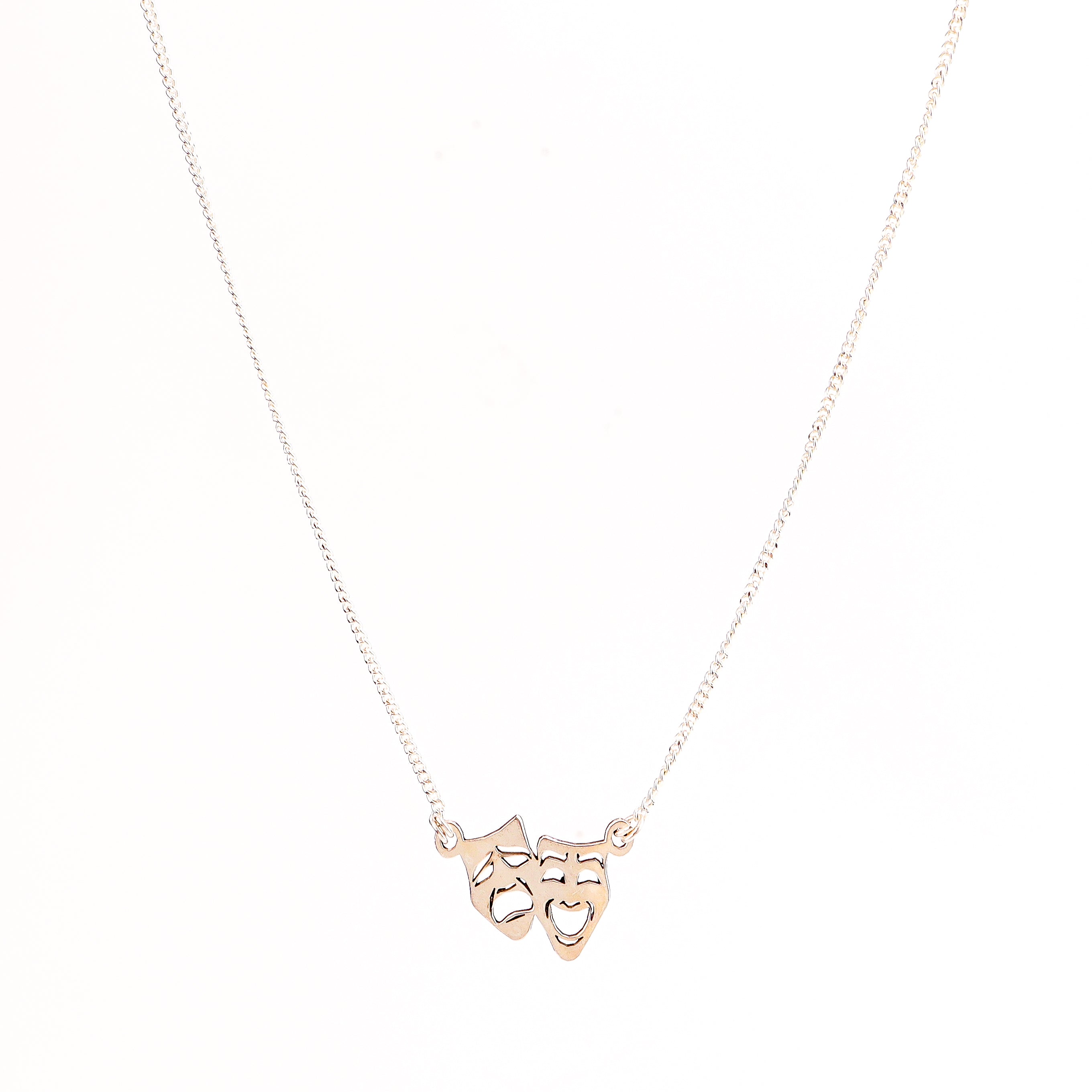 Drama pendant necklace styled with modern outfit