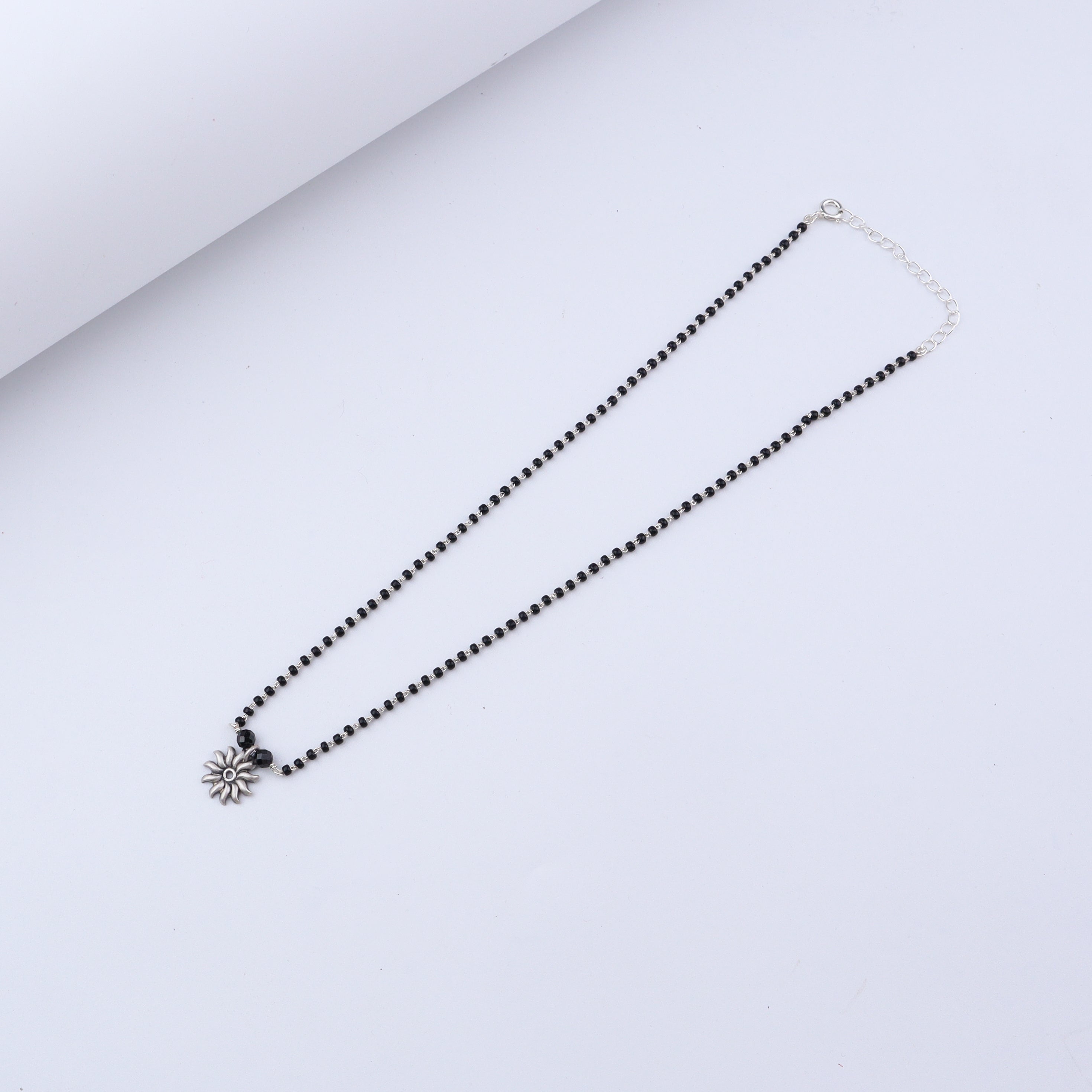 Silver Charm Mangalsutra : Sun