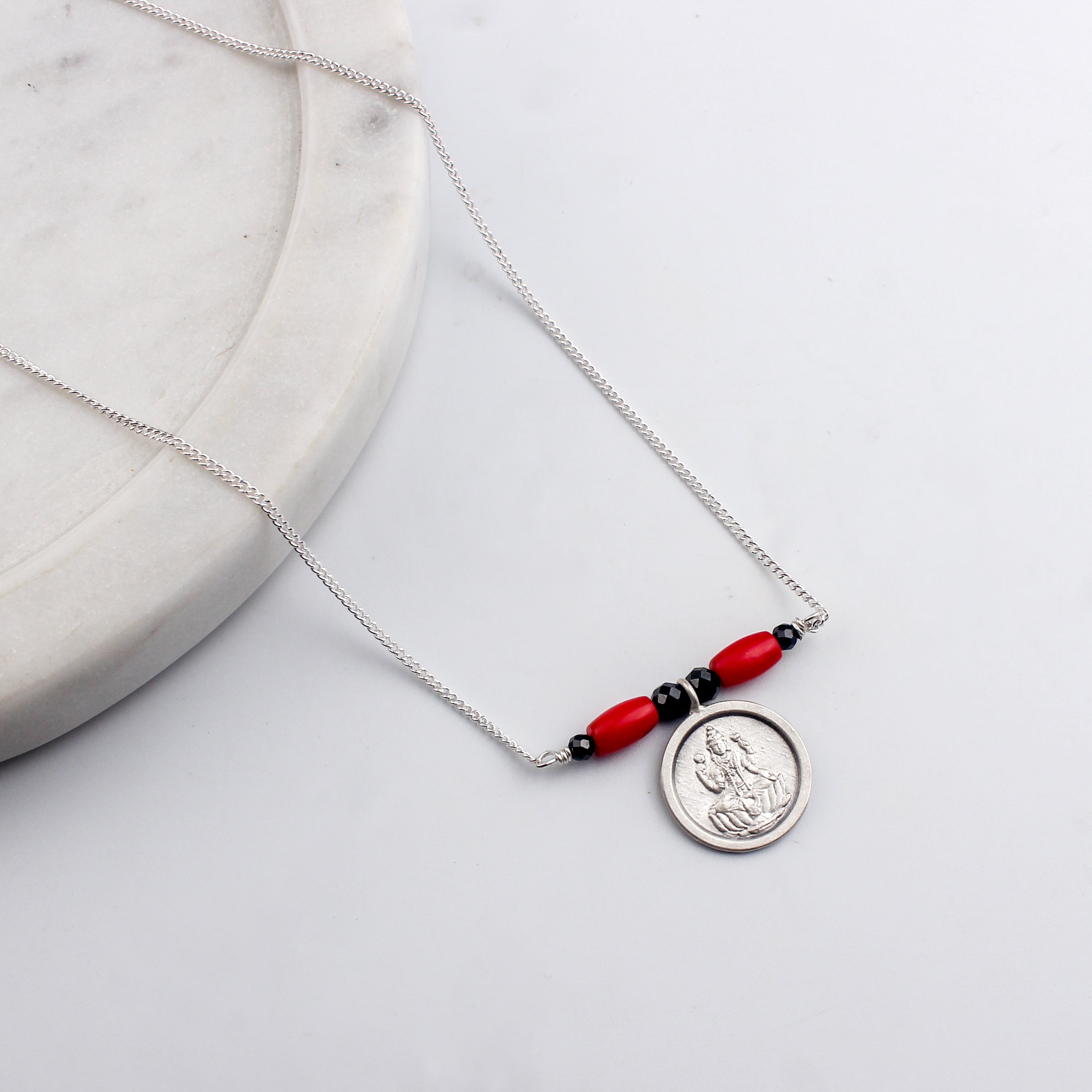 Coral Putali Chain Mangalsutra