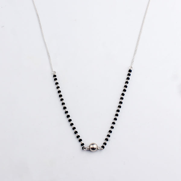 Classic Silver Chain Mangalustra , with Sarmanee
