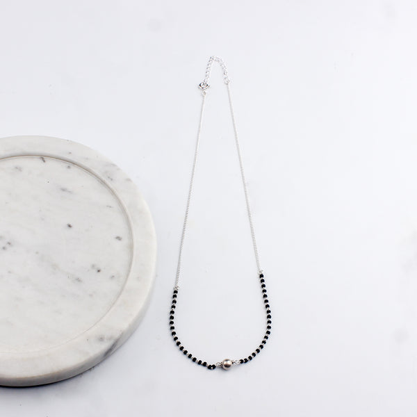 Classic Silver Chain Mangalustra , with Sarmanee