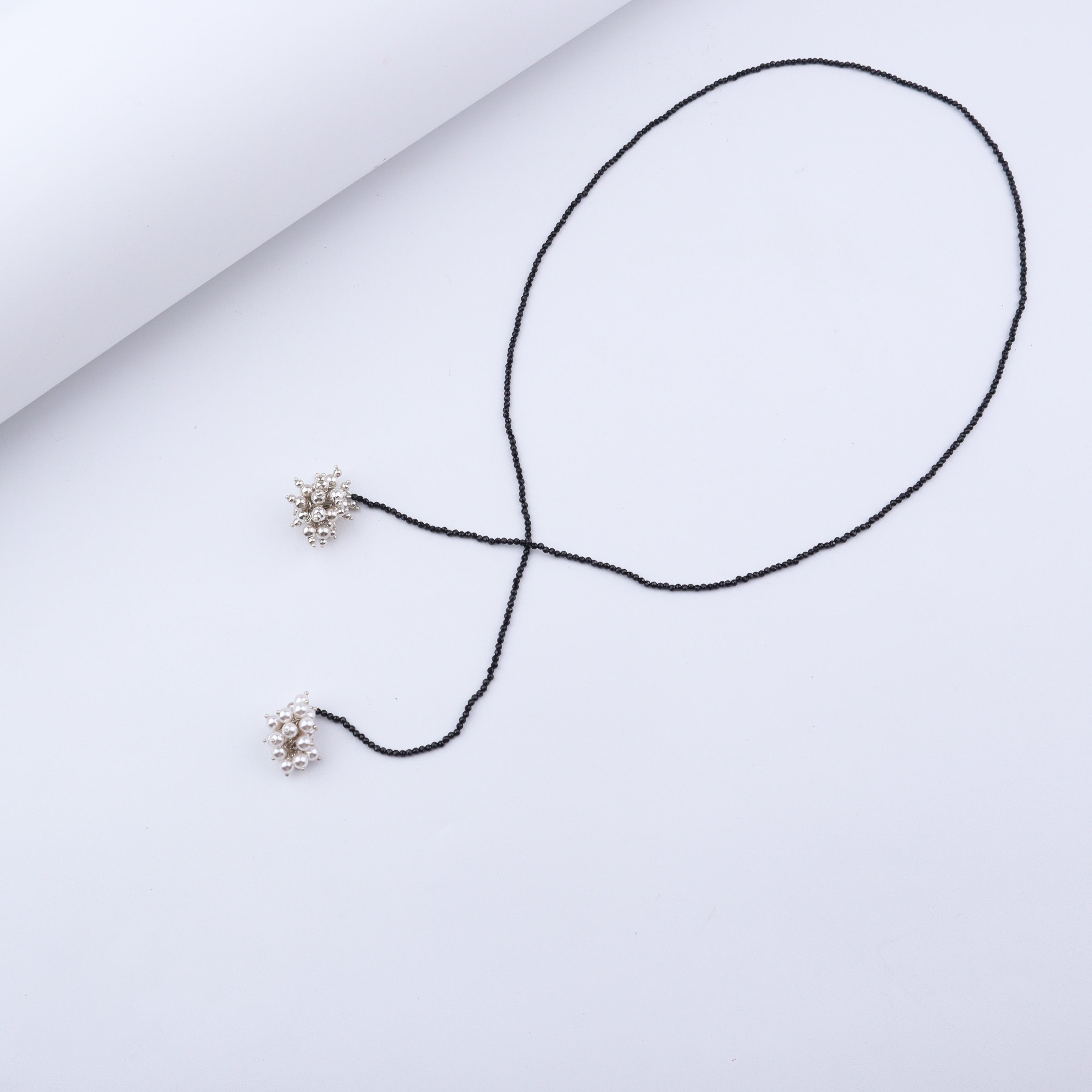 Tie & Wear Mangalsutra - Pearls and Silver beads