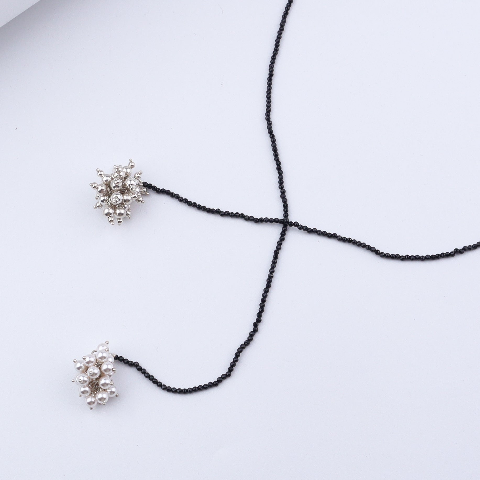 Tie & Wear Mangalsutra - Pearls and Silver beads