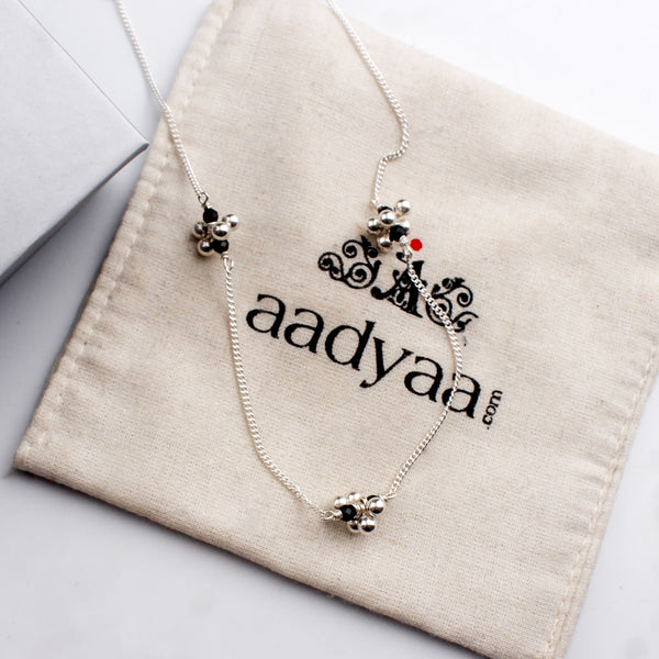 Silver Ghungroo Bunch Chain Mangalsutra
