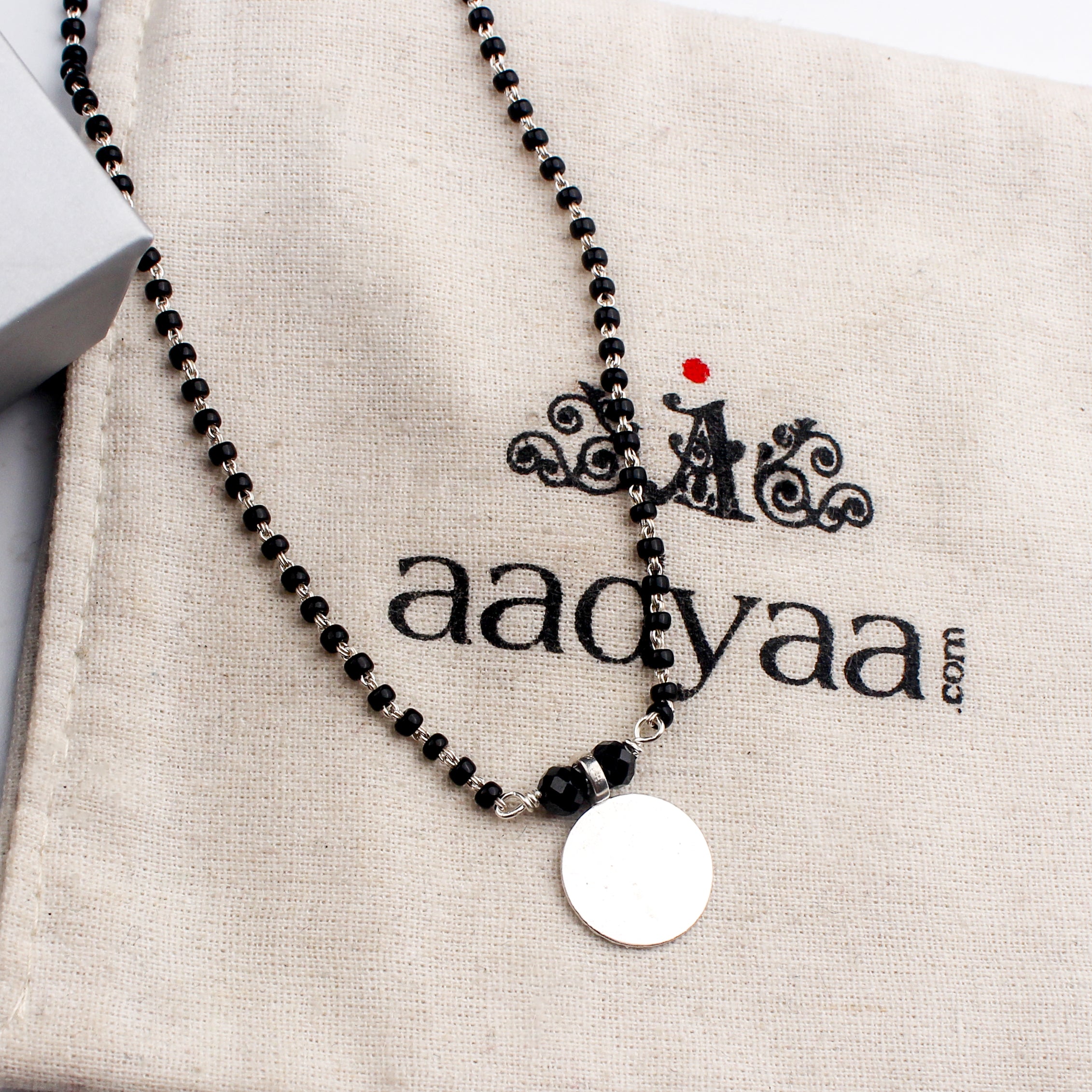 Silver Coin Mangalsutra