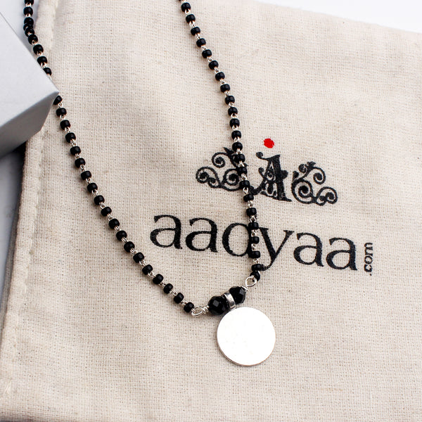 Silver Coin Mangalsutra