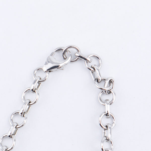 Silver CZ Necklace and Earring Set