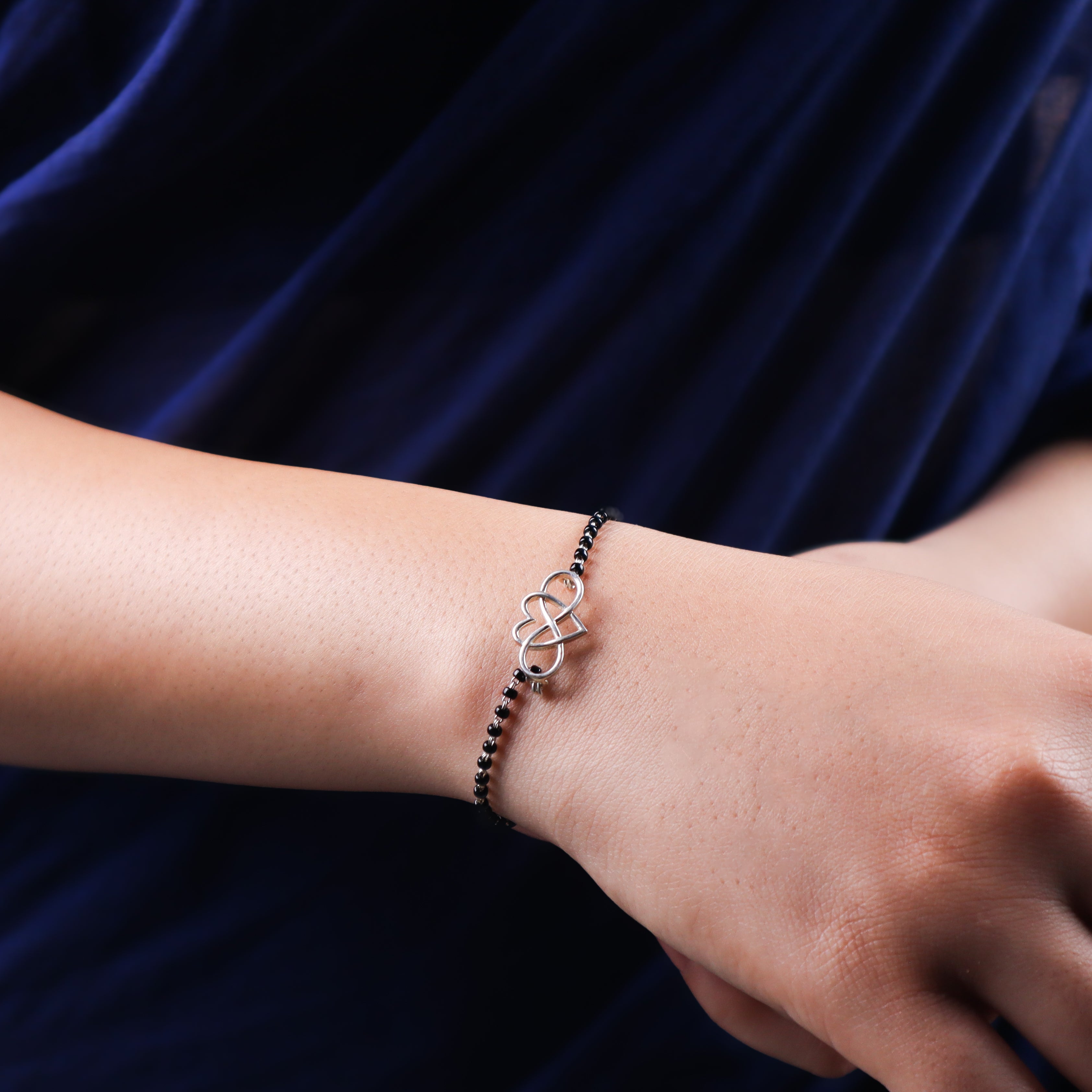 Silver Mangalsutra Bracelet