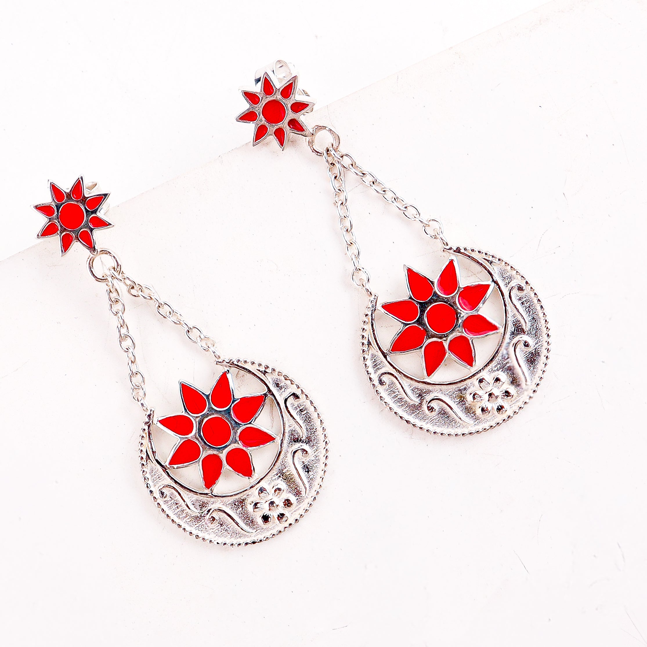 Chand Phool Meena Earrring