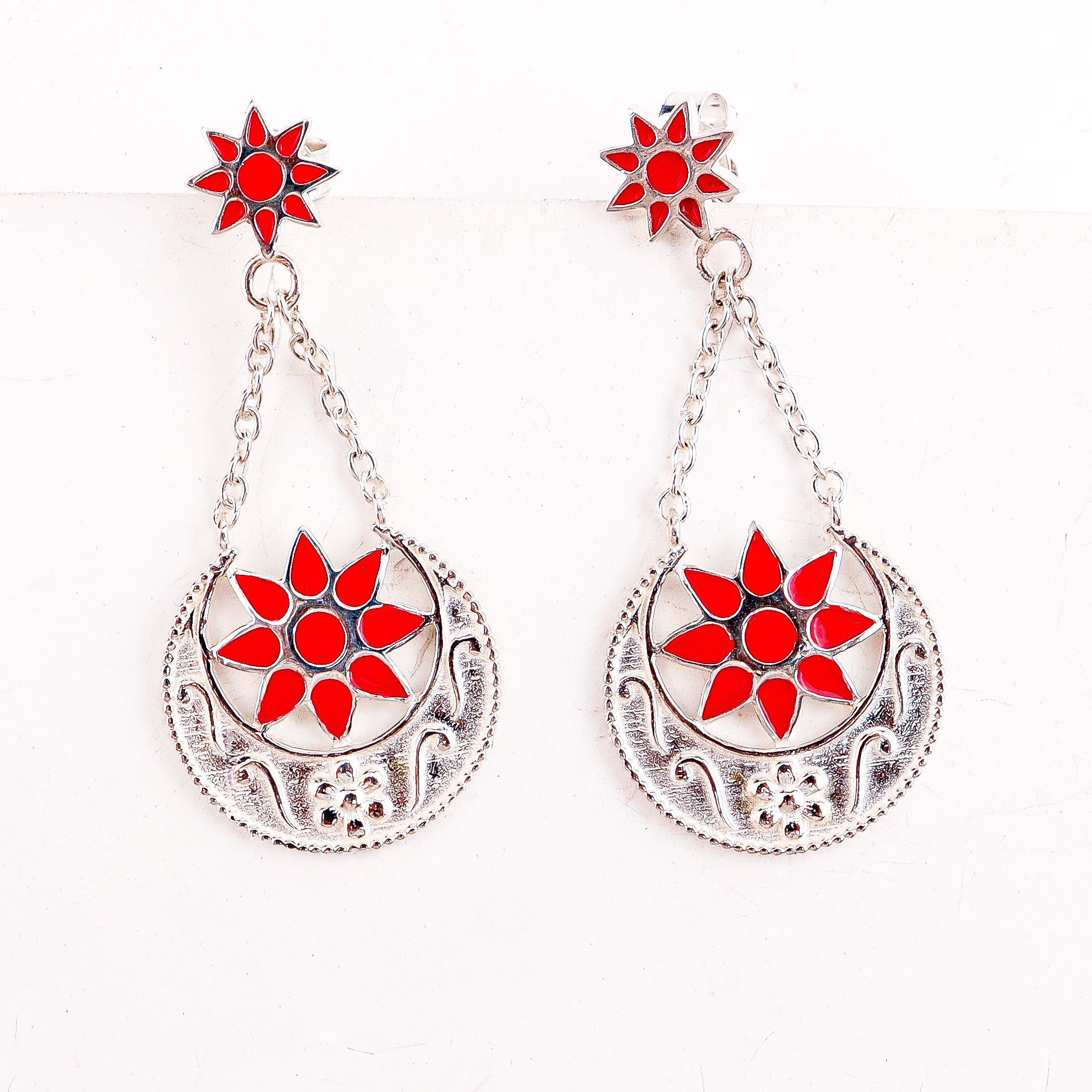 Chand Phool Meena Earrring