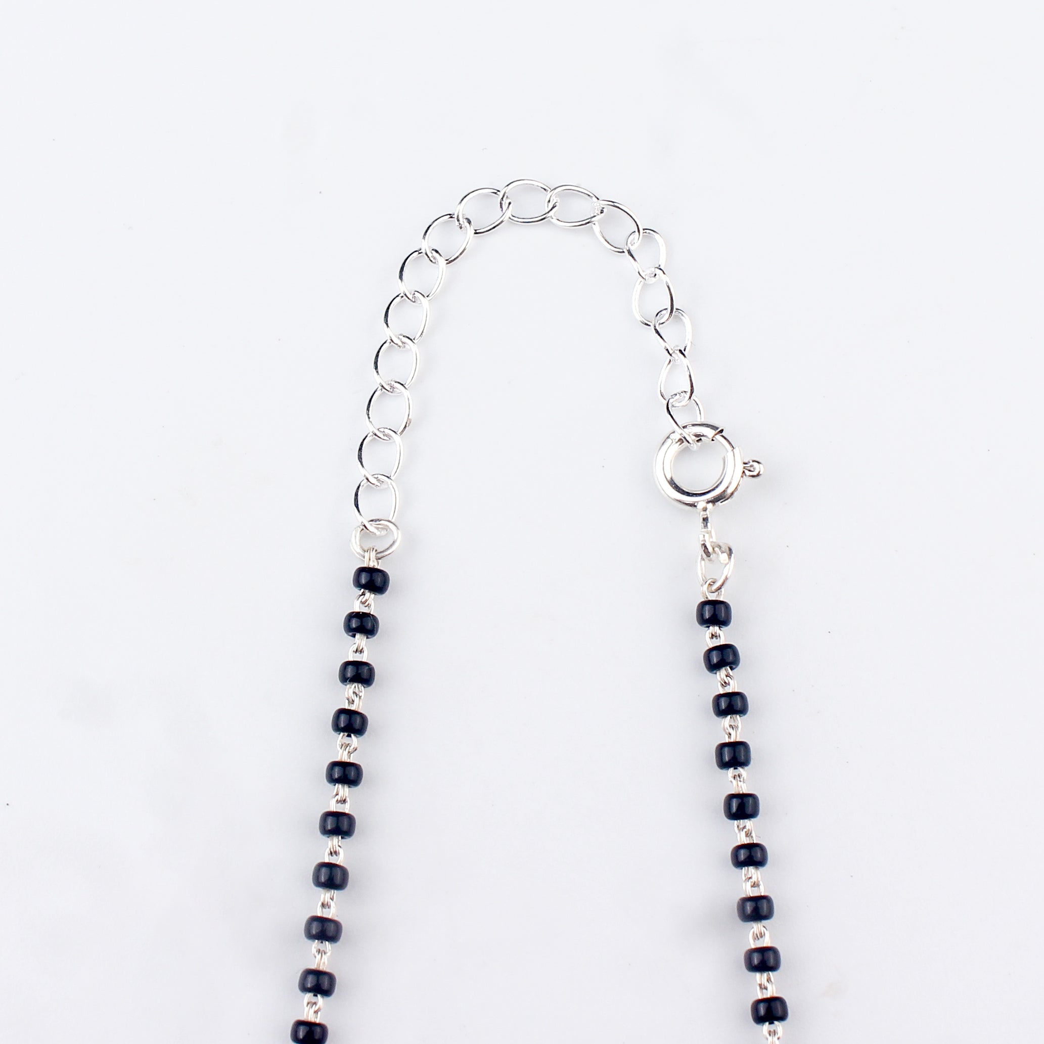 Handmade Delicate Silver Pearls Mangalsutra