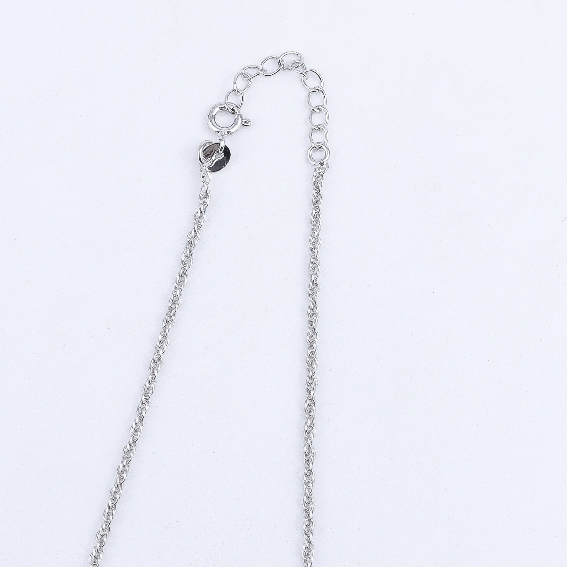 Silver CZ Flower Pendant Earring Set