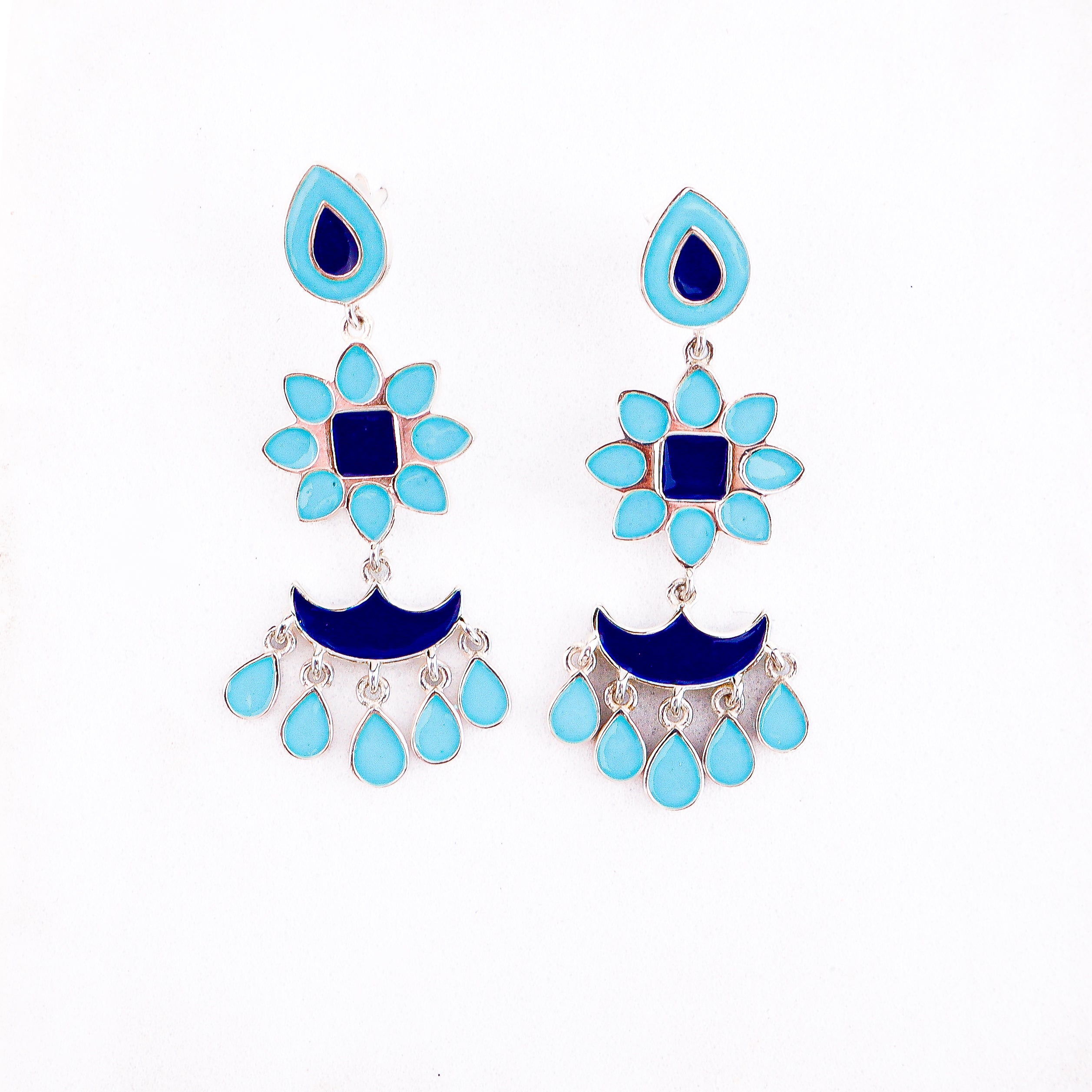 Bloom & Drop Meena Earring