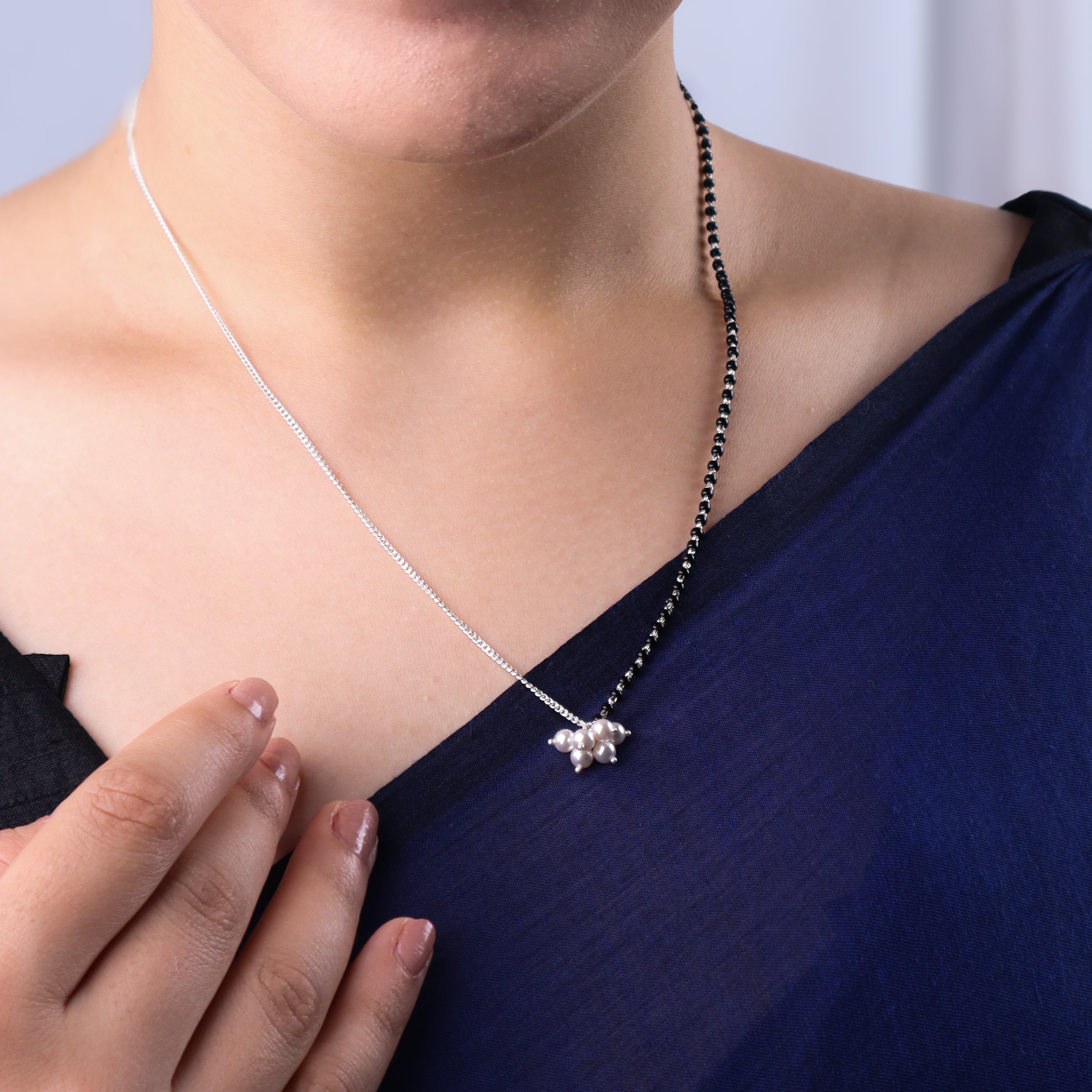 Half & Half : Pearl Bunch Mangalsutra