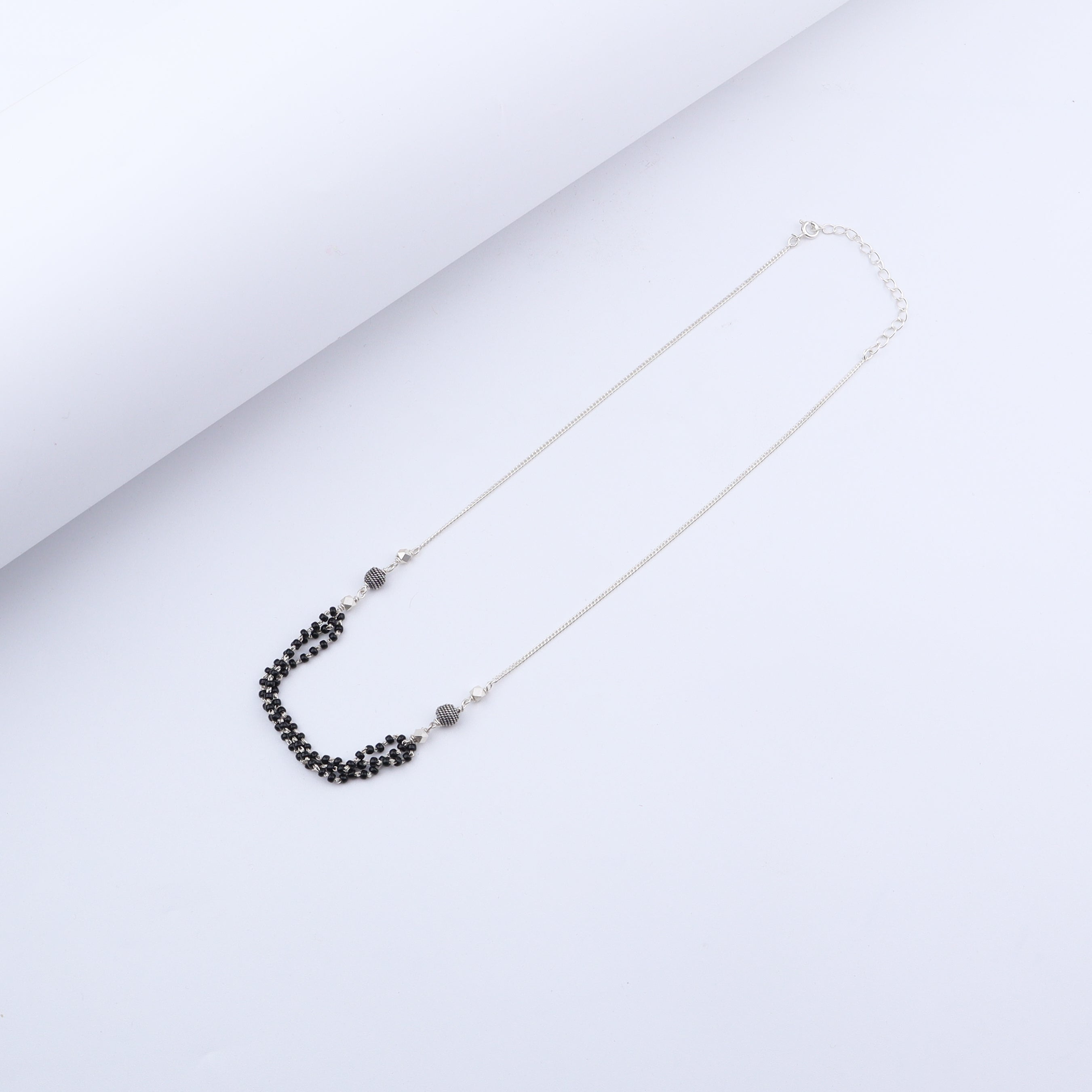 Handmade Silver Mangalsutra : String bunch