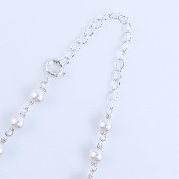Pearl Ganthan Necklace with Semiprecious Stones